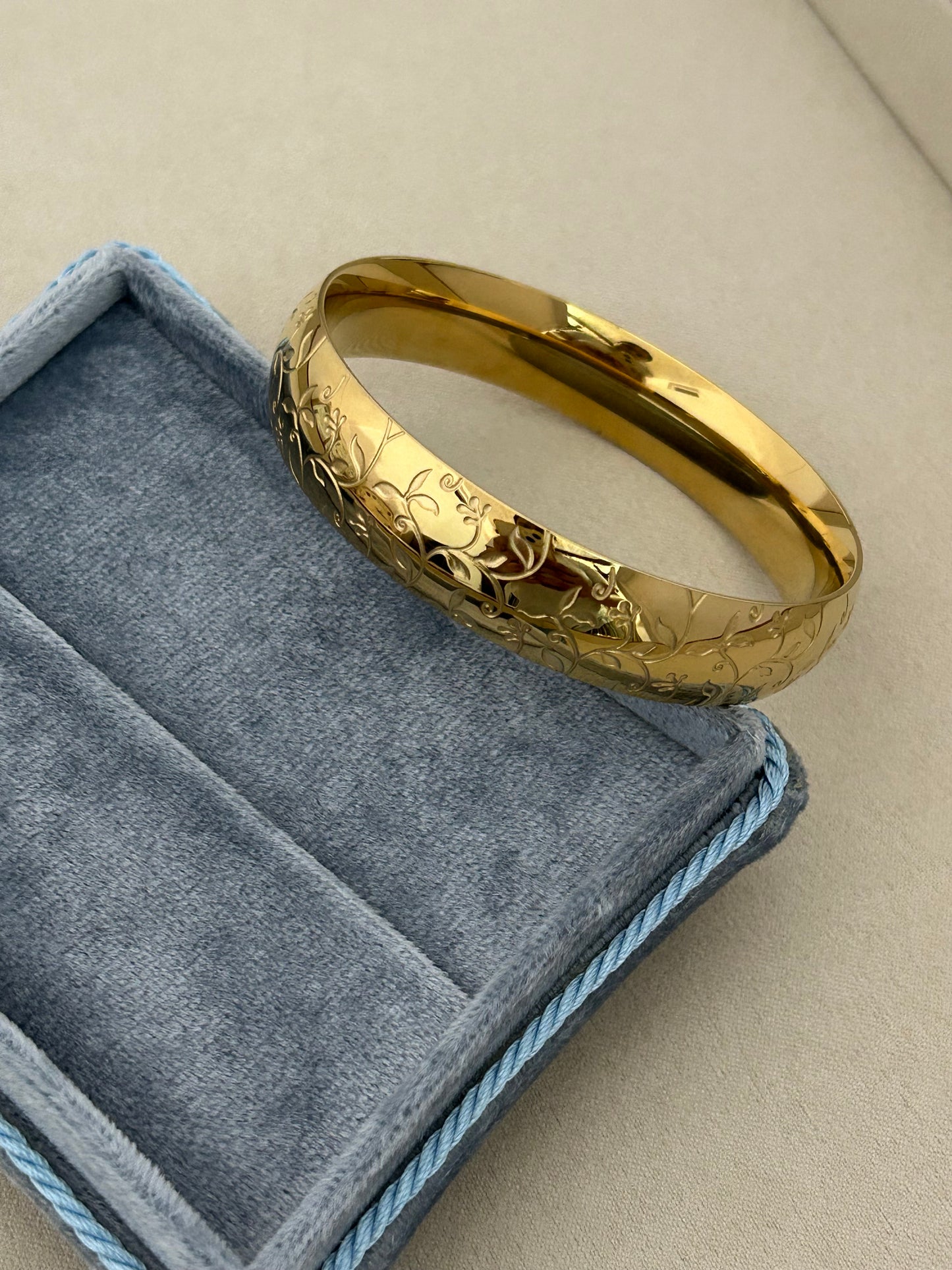 Stainless Steel Vine Bangle
