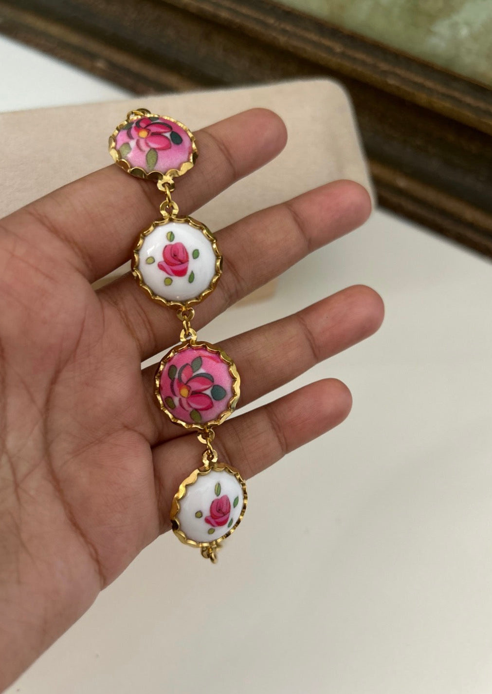 Rosa Clara Oil Drip Link Bracelet