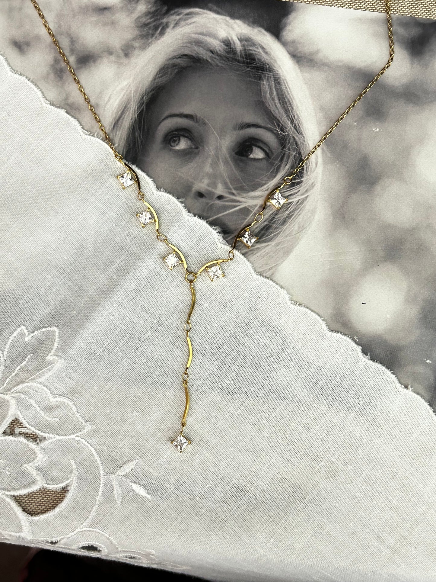 Aira Y Drop Necklace