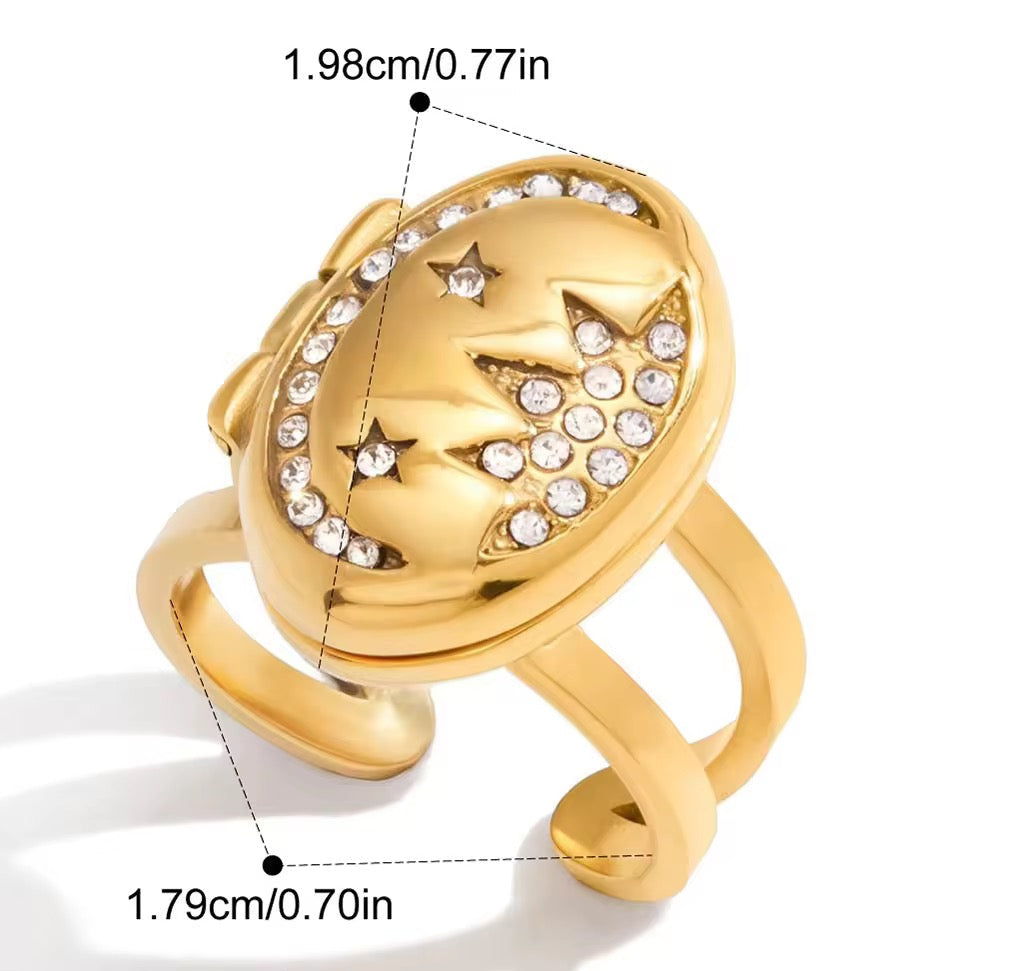 The Keepsake Locket Ring