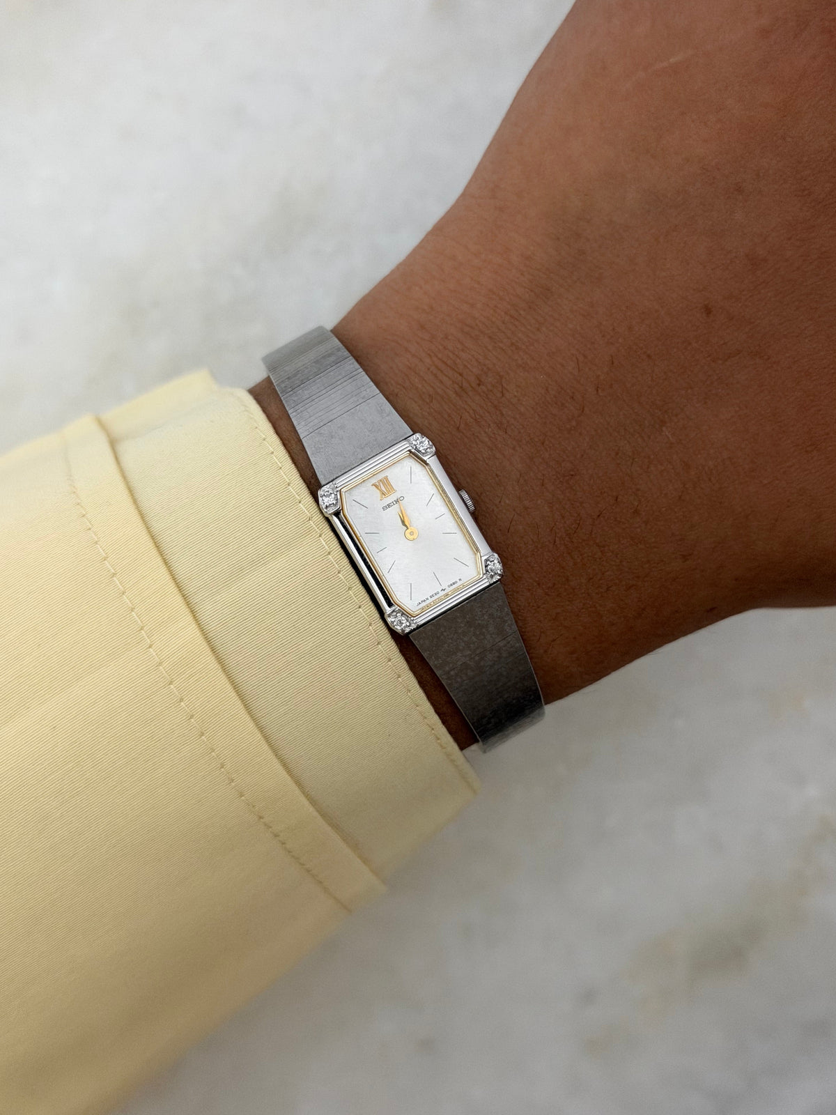 Vintage Seiko Tank Dress Watch
