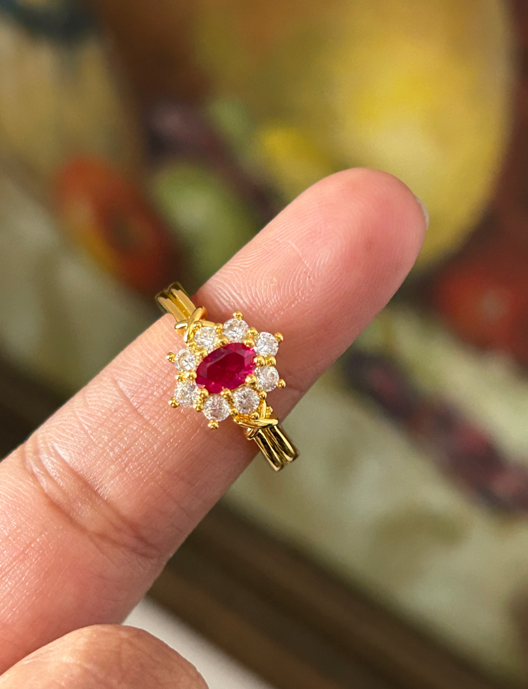 Renaissance Jewel Resizable Ring