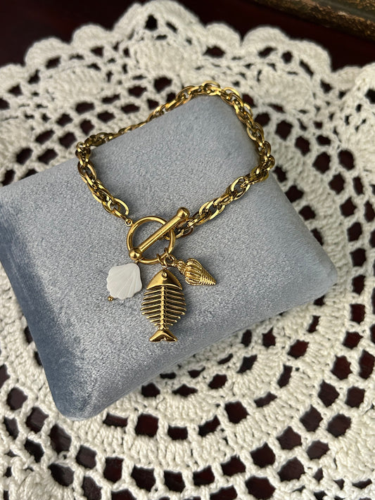 Ocean Whimsy Charm Bracelet