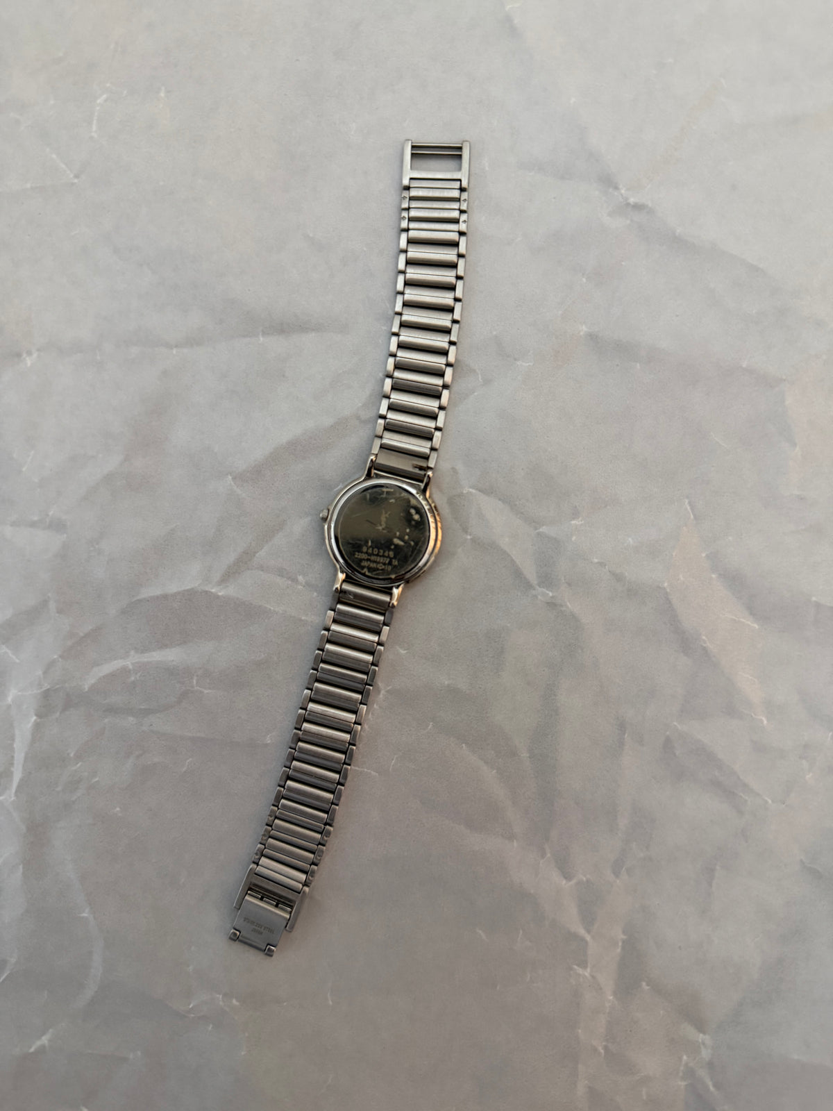 Vintage Yves Saint Laurent Rose Gold Dial Quartz Watch