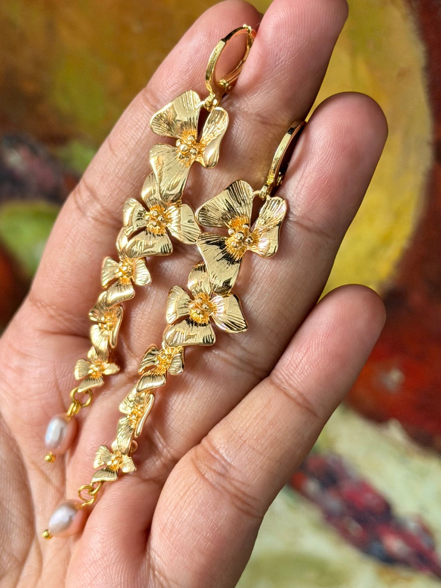 Meadow Bloom Drop Earrings