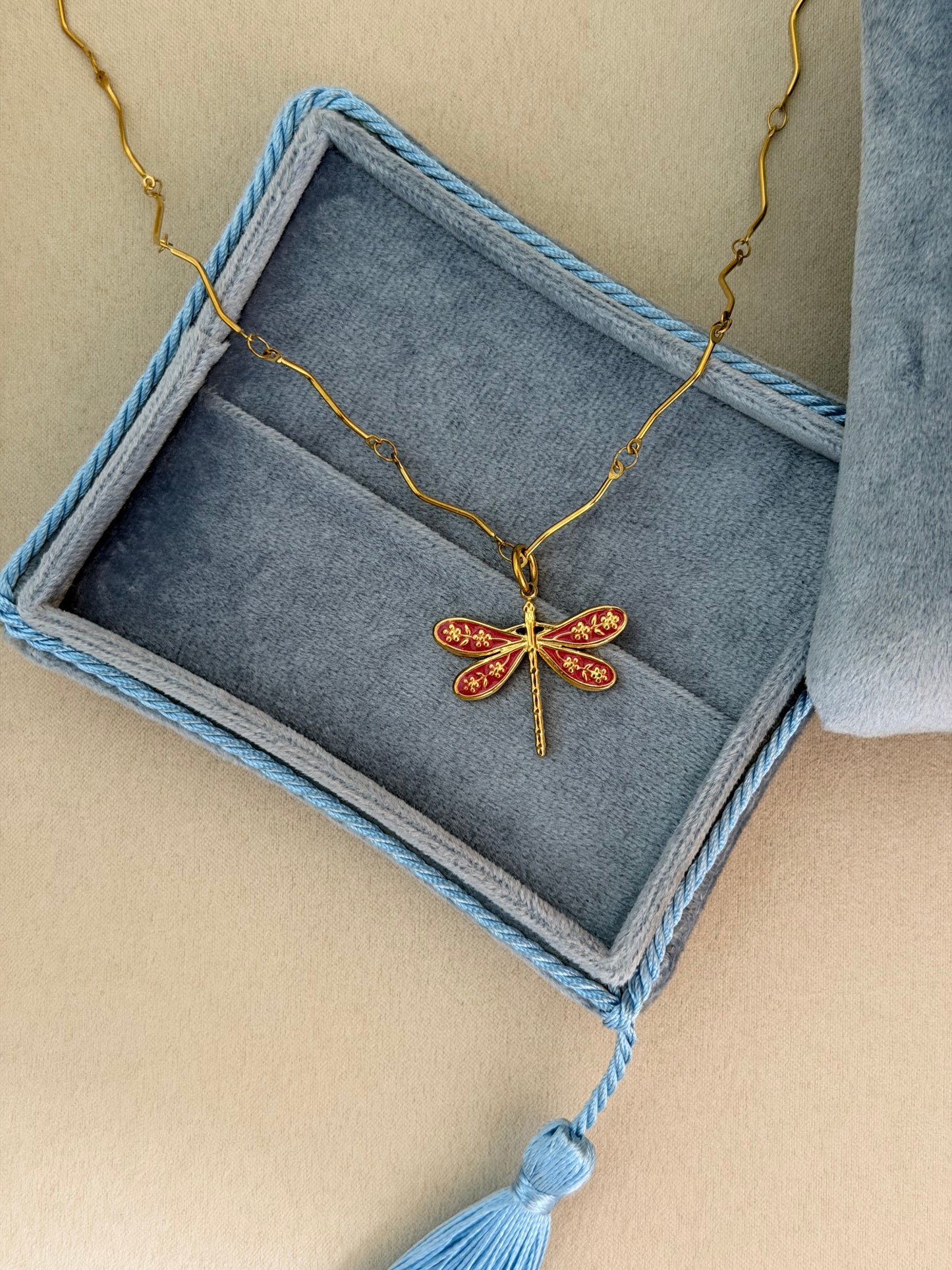 Dragonfly Charm Necklace