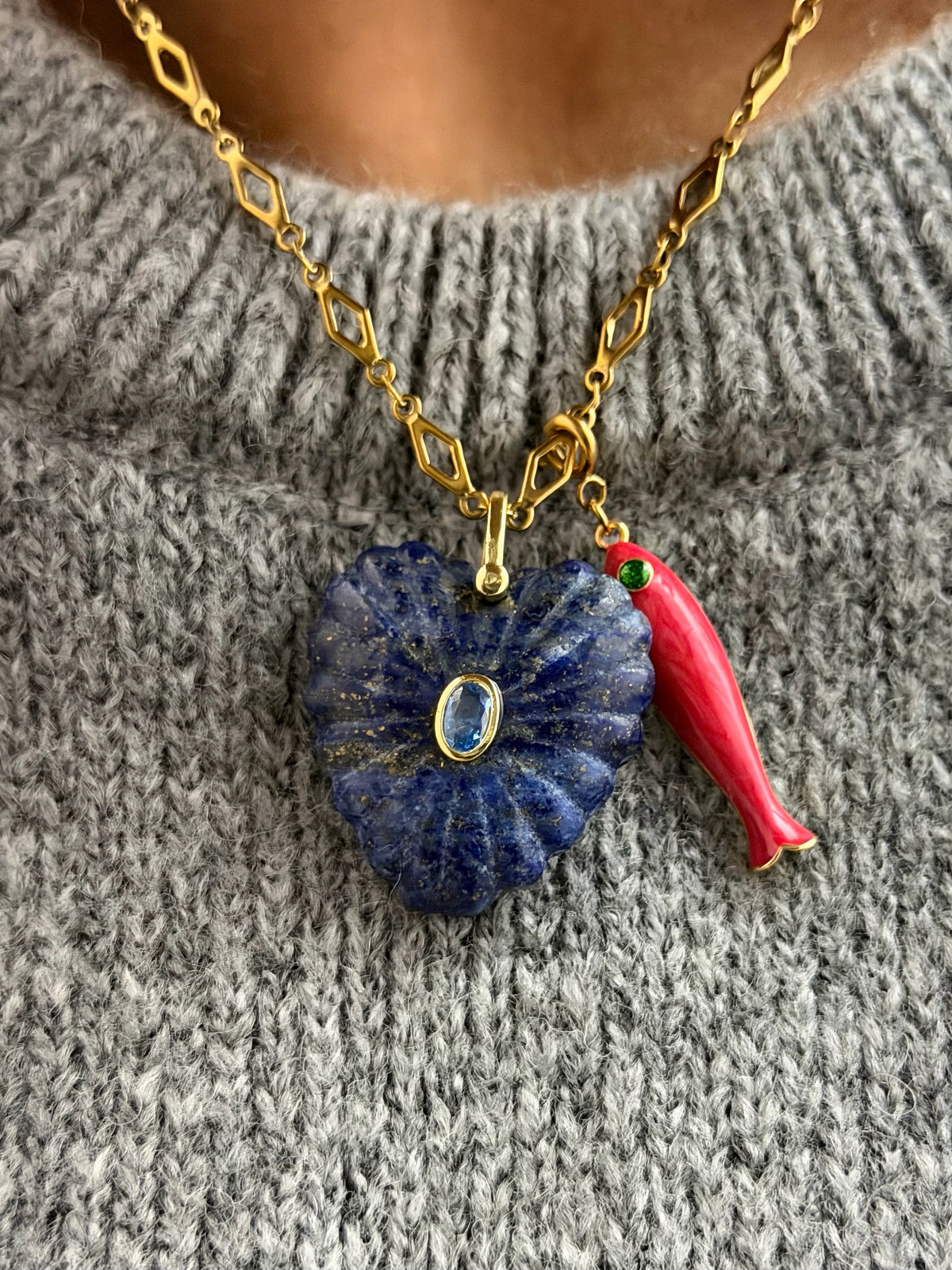Jalpari Charm With Spring Ring