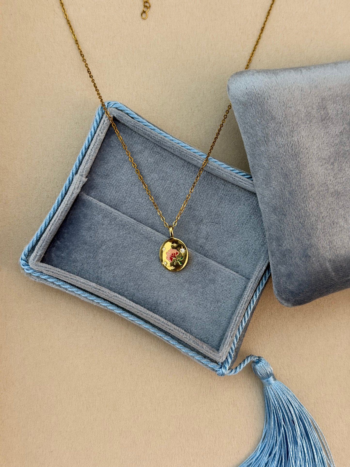 Rosa Charm Necklace