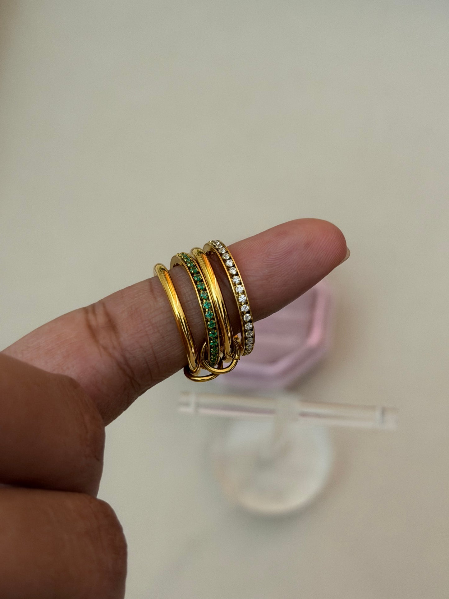 Multi Layer Stack Ring US Size 6