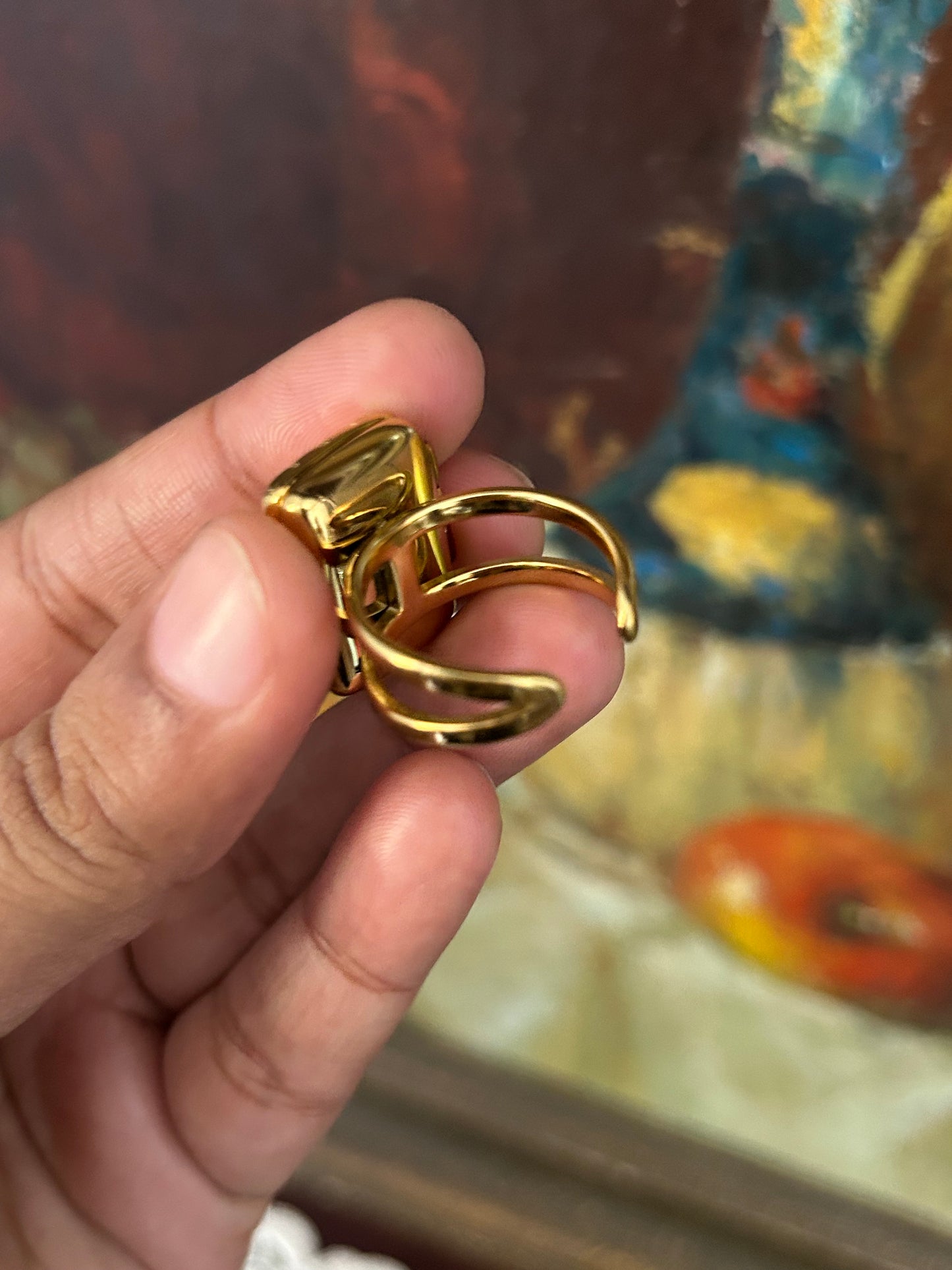 The Lucky Clover Locket Ring