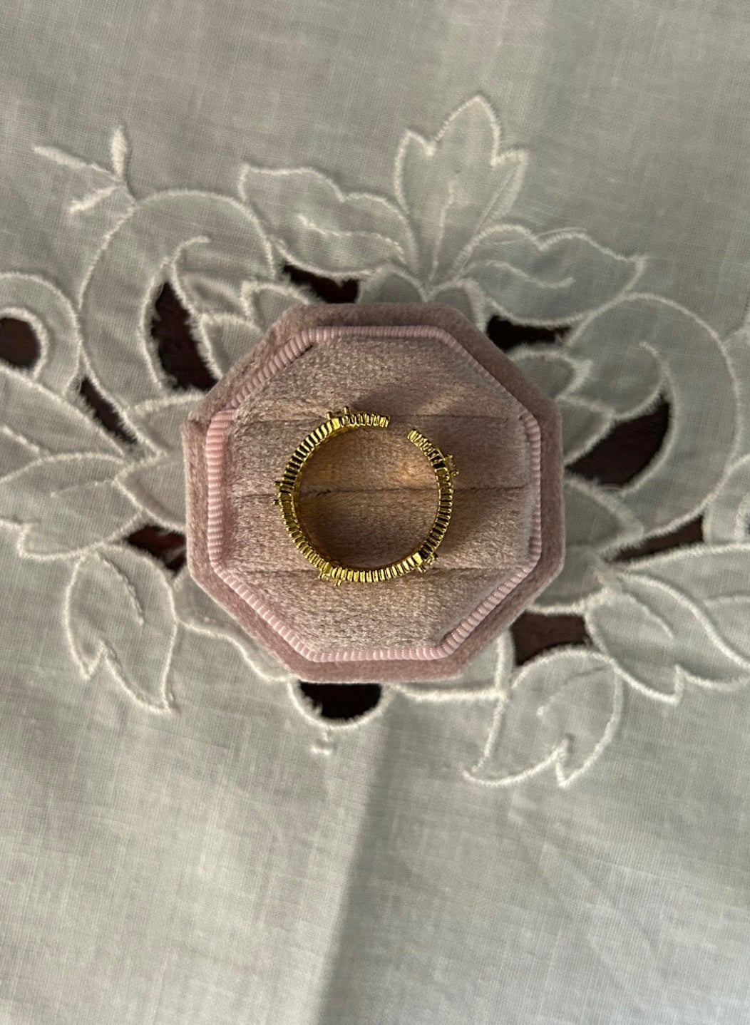Fleur De Lis Cuff Ring