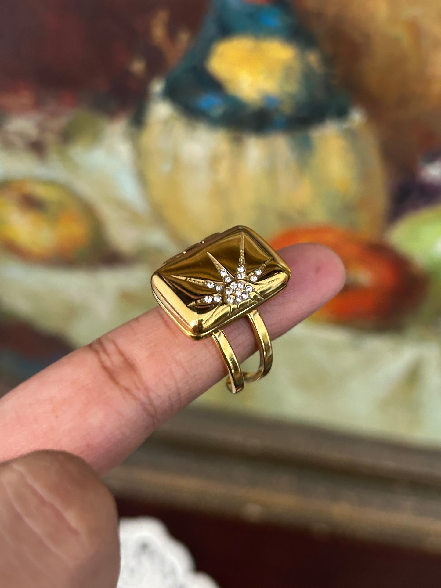 Sunspell Locket Ring