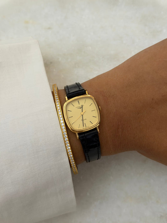 Vintage Longines L151.2 Gold-Plated Dress Watch – 1980s Swiss Quartz