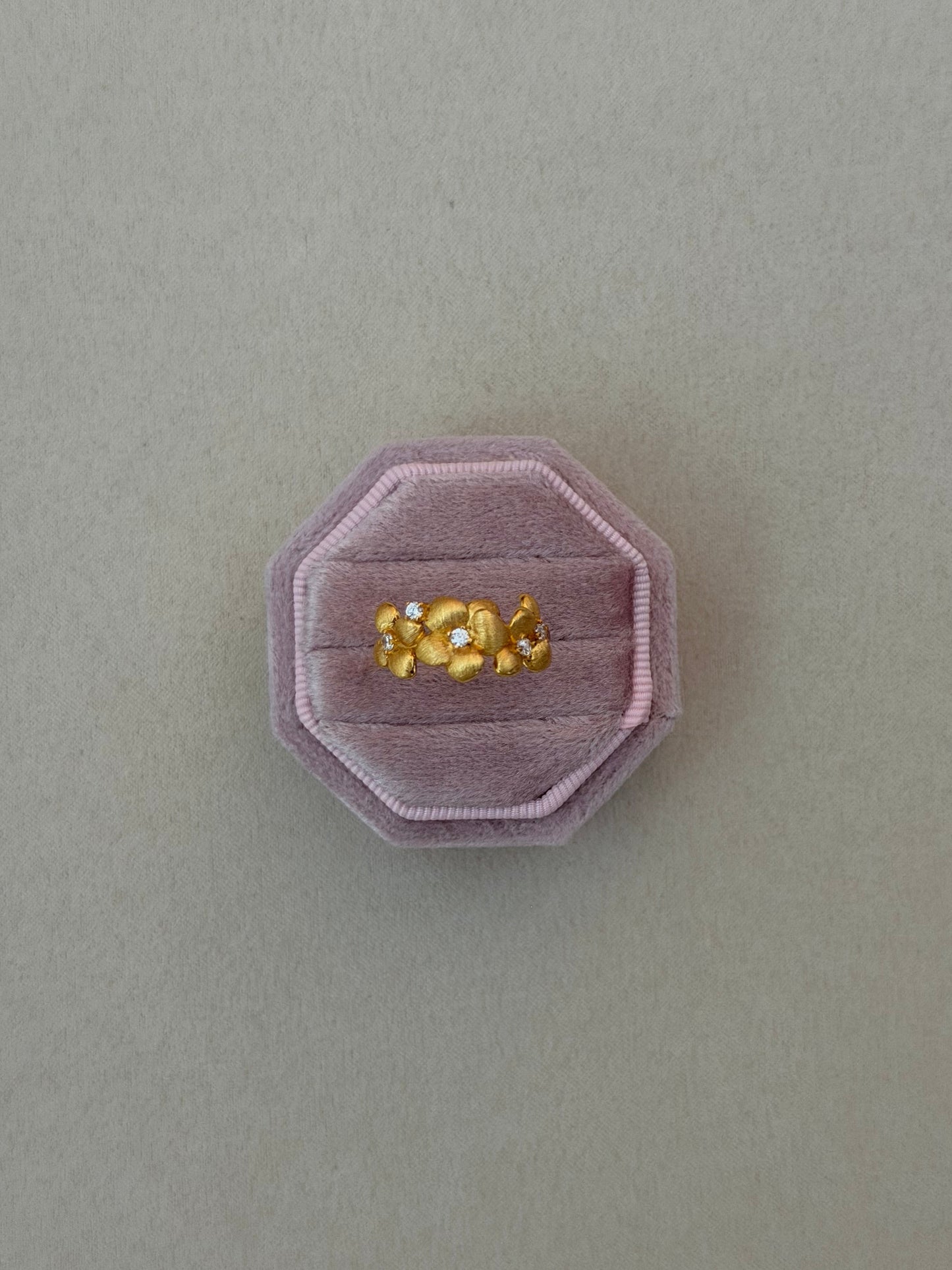 Solara Bloom Cuff Ring