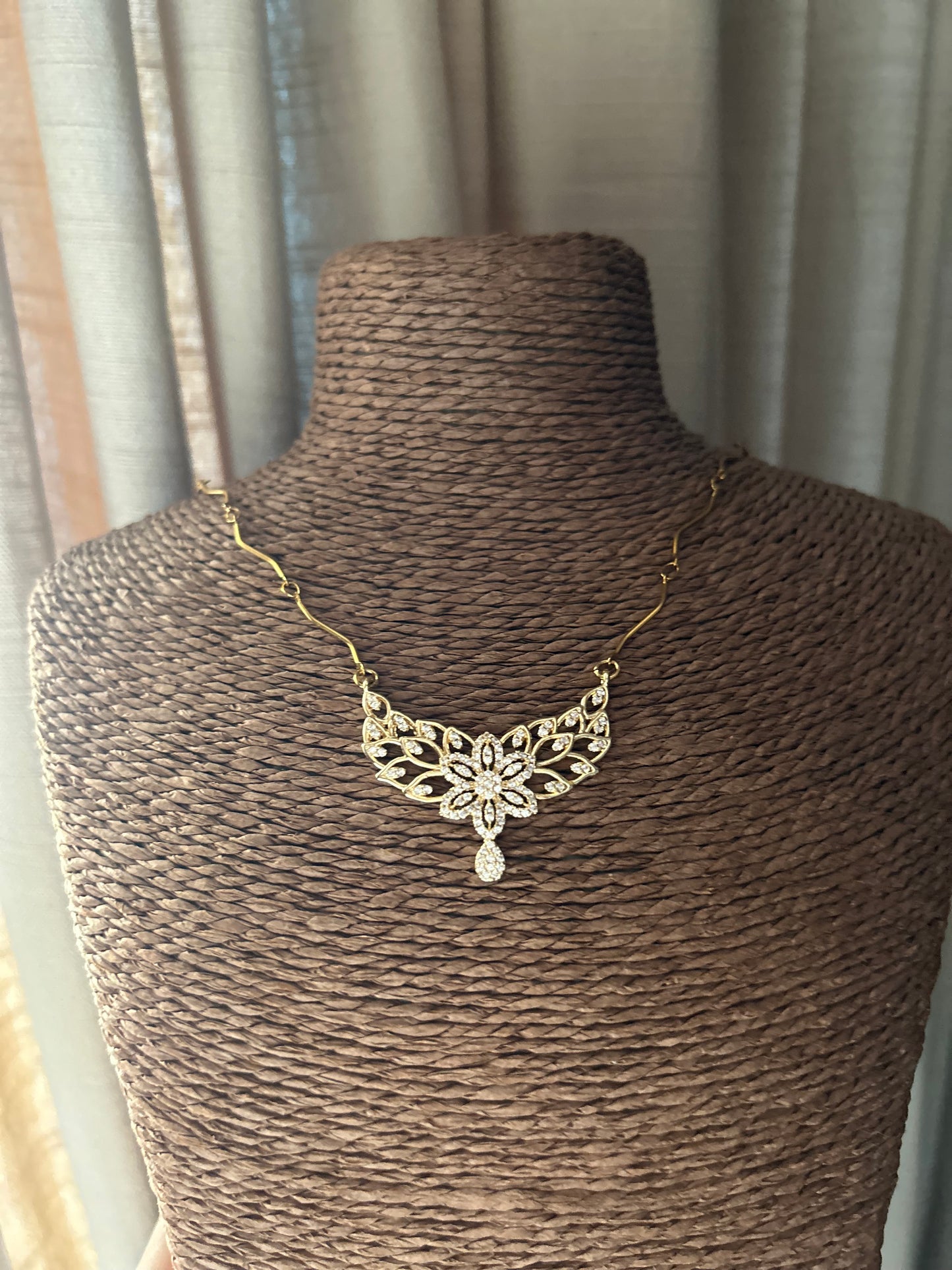 Livia Floral Wing Necklace