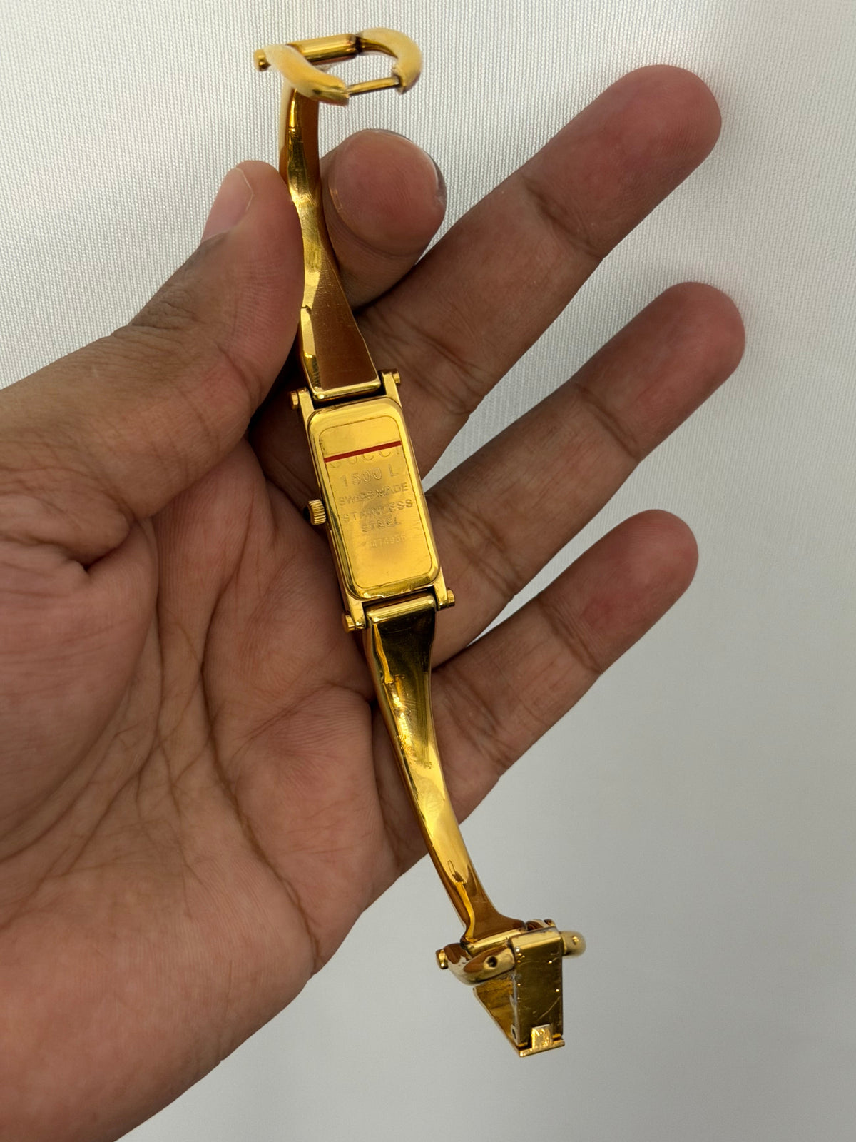 Vintage Gucci 1500L Champagne Dial Watch