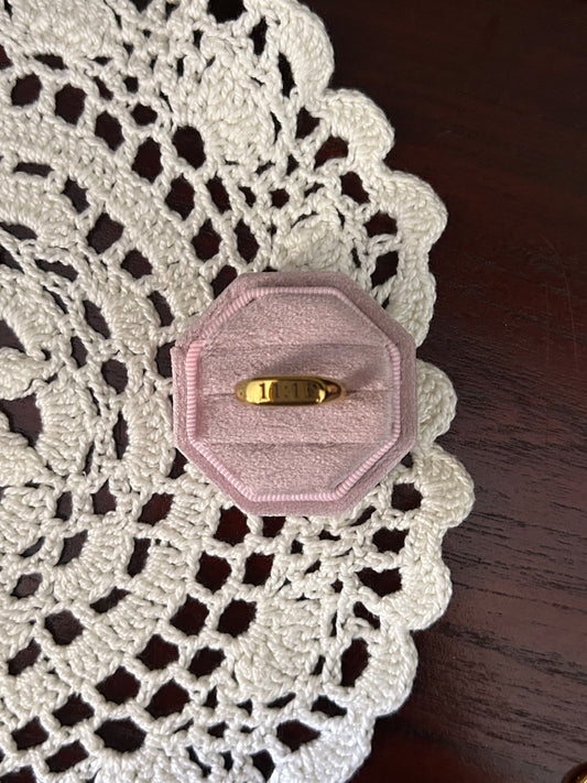 Manifest Signet Stainless Steel Ring
