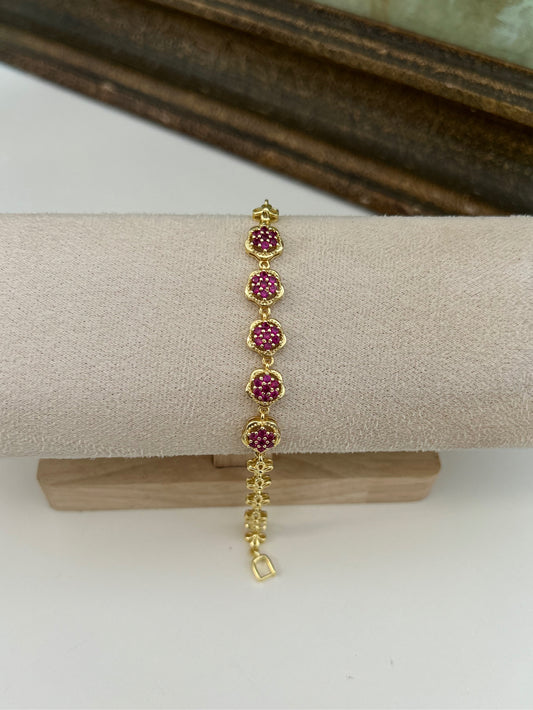 Ruby Rose Link Bracelet