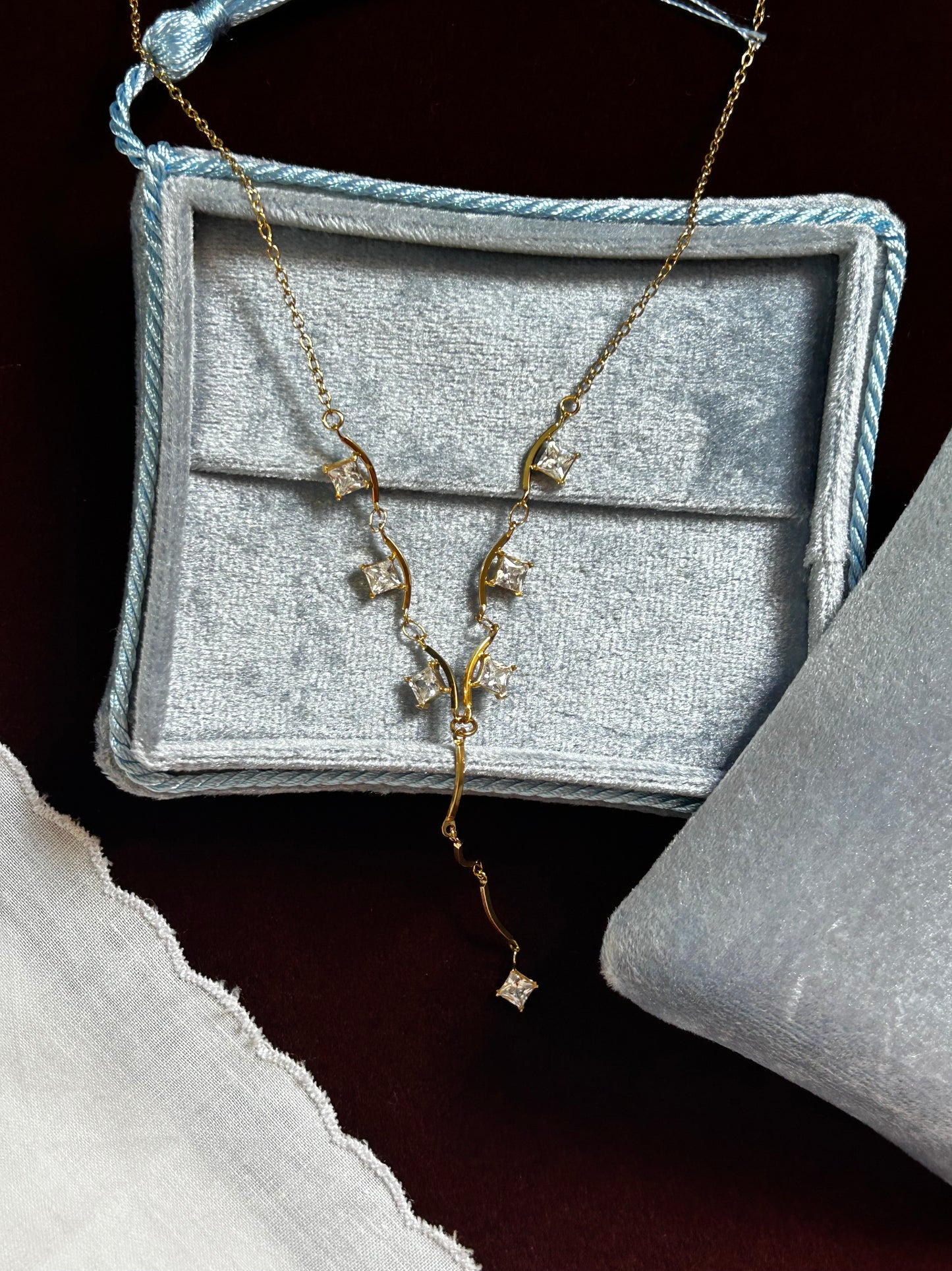 Aira Y Drop Necklace