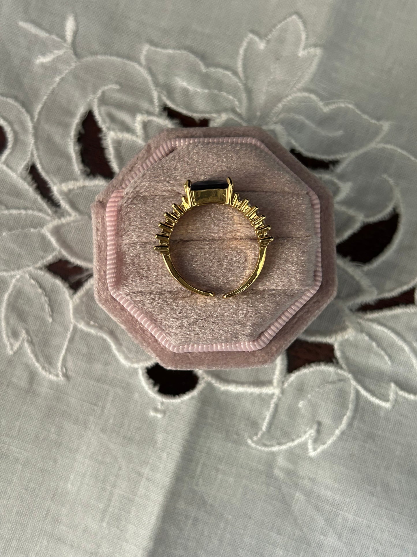 Alisha CZ Cuff Ring
