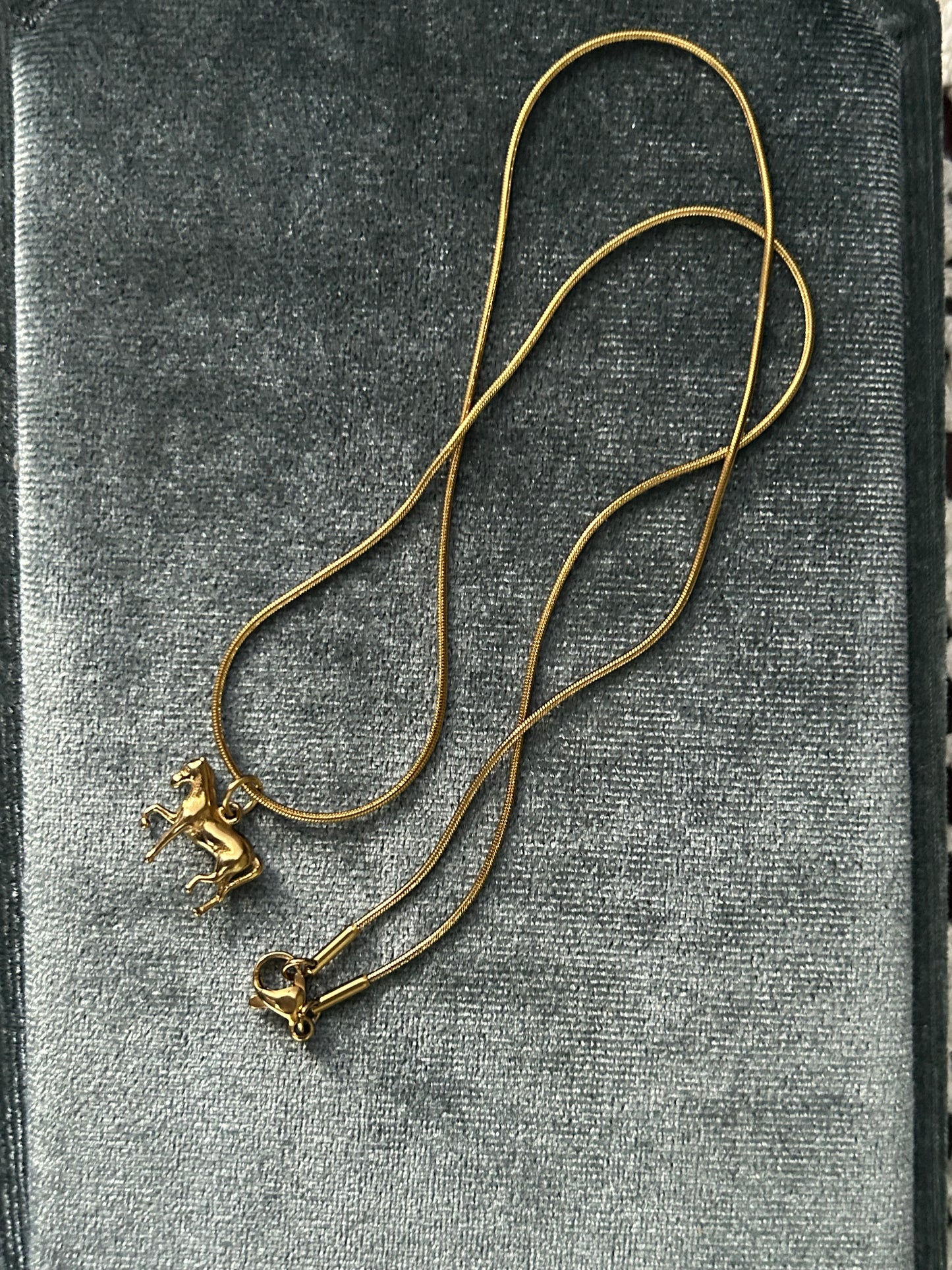 Fortune Horse Dainty Necklace