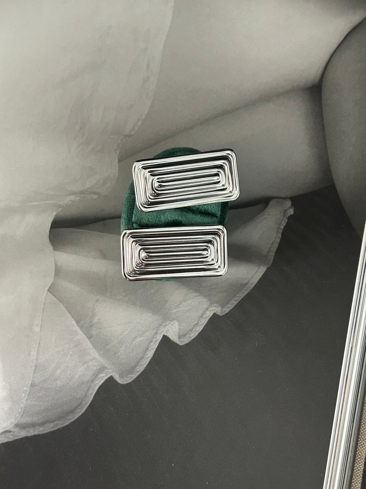 Maze Mirror Earrings