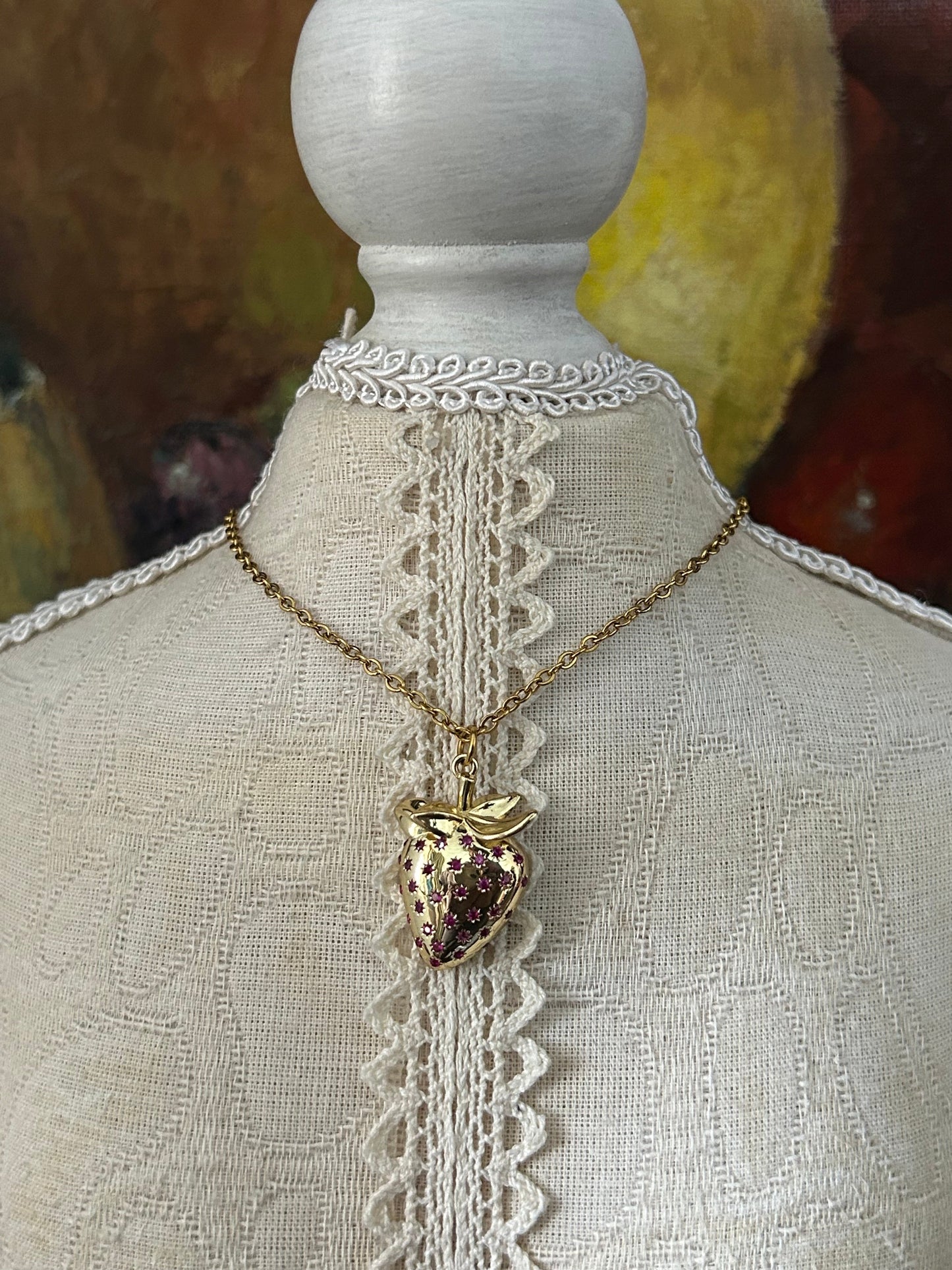 Strawberry Kiss Necklace
