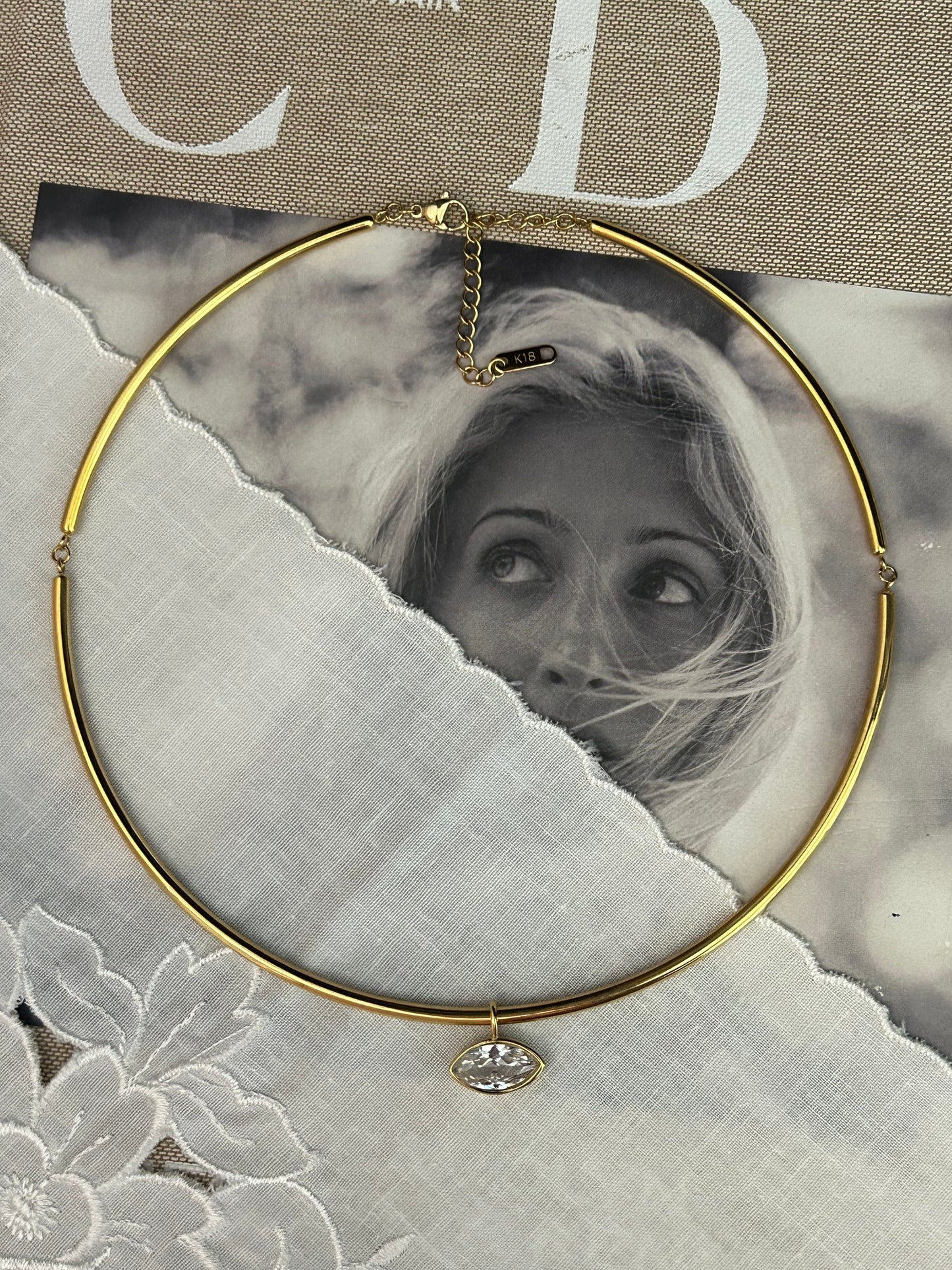 Marquise Choker Necklace