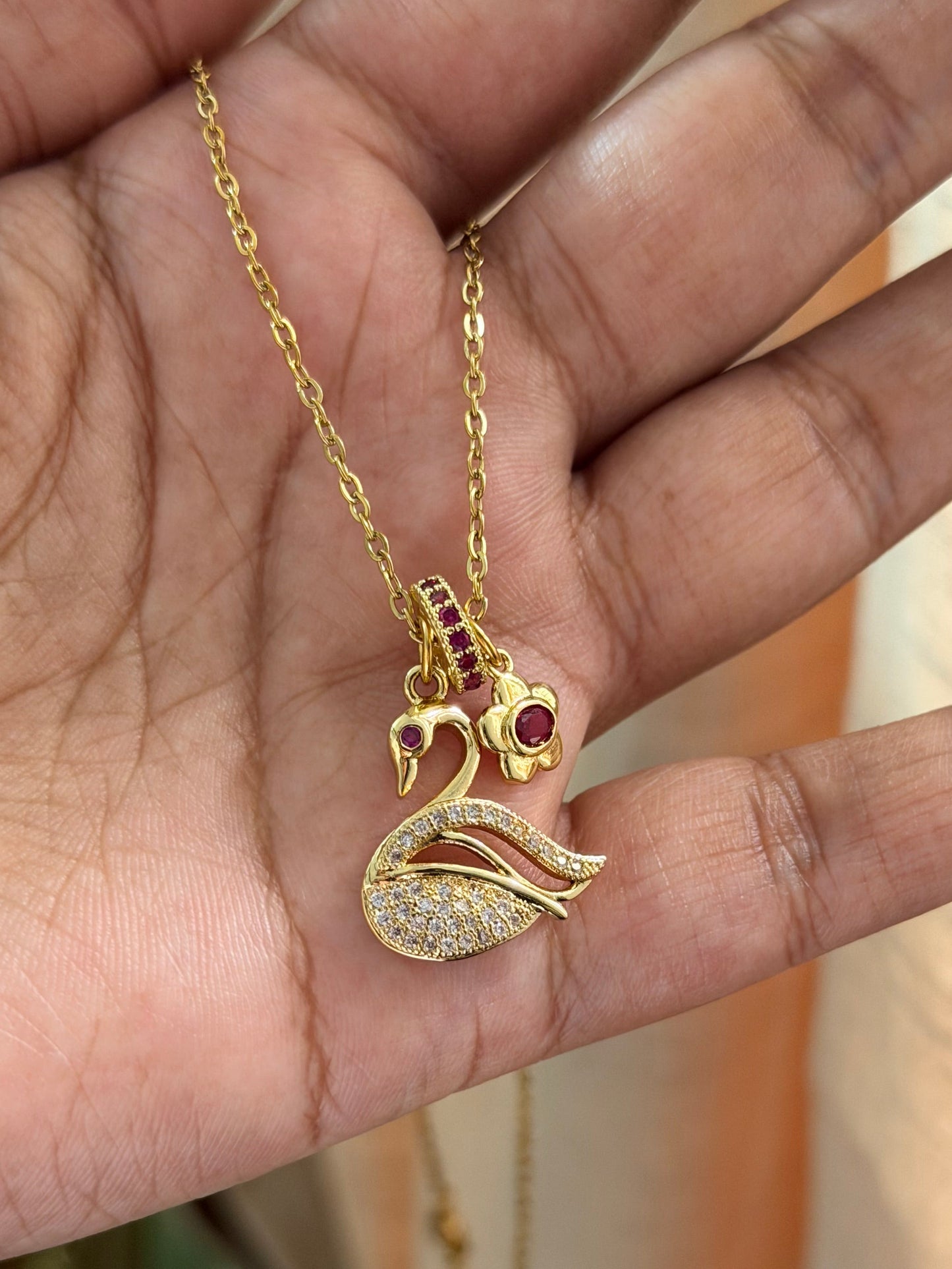 Swanlet Necklace