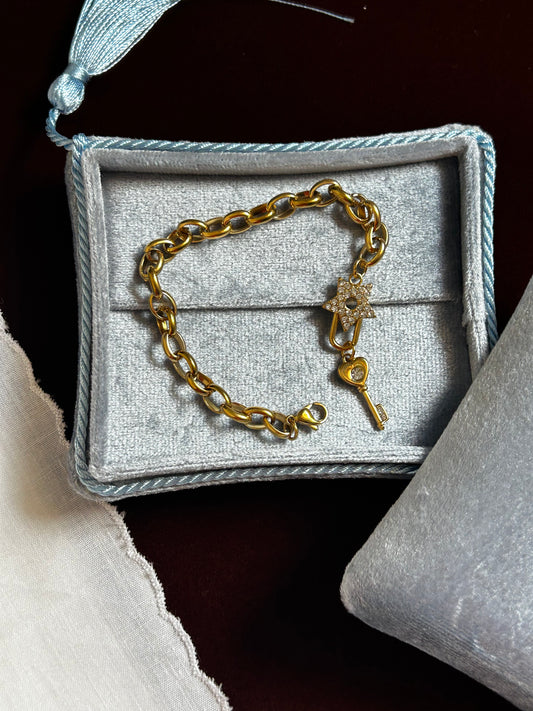 Starlock Charm Bracelet