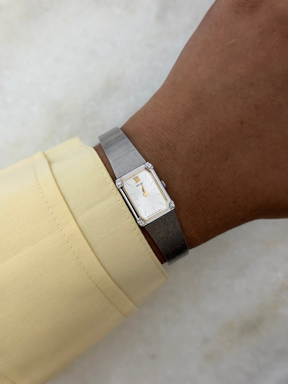 Vintage Seiko Tank Dress Watch