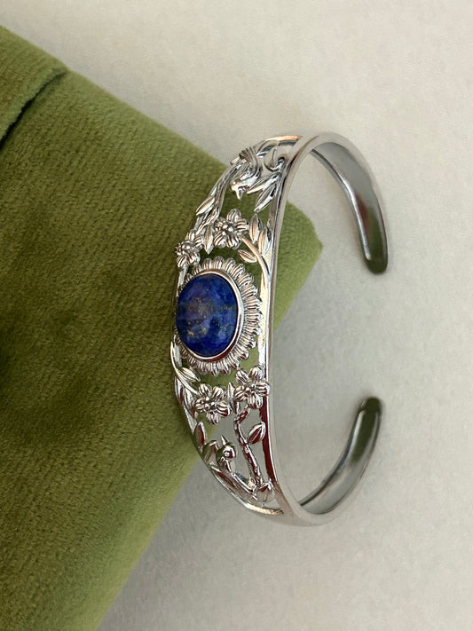 Aviary Lapis Cuff
