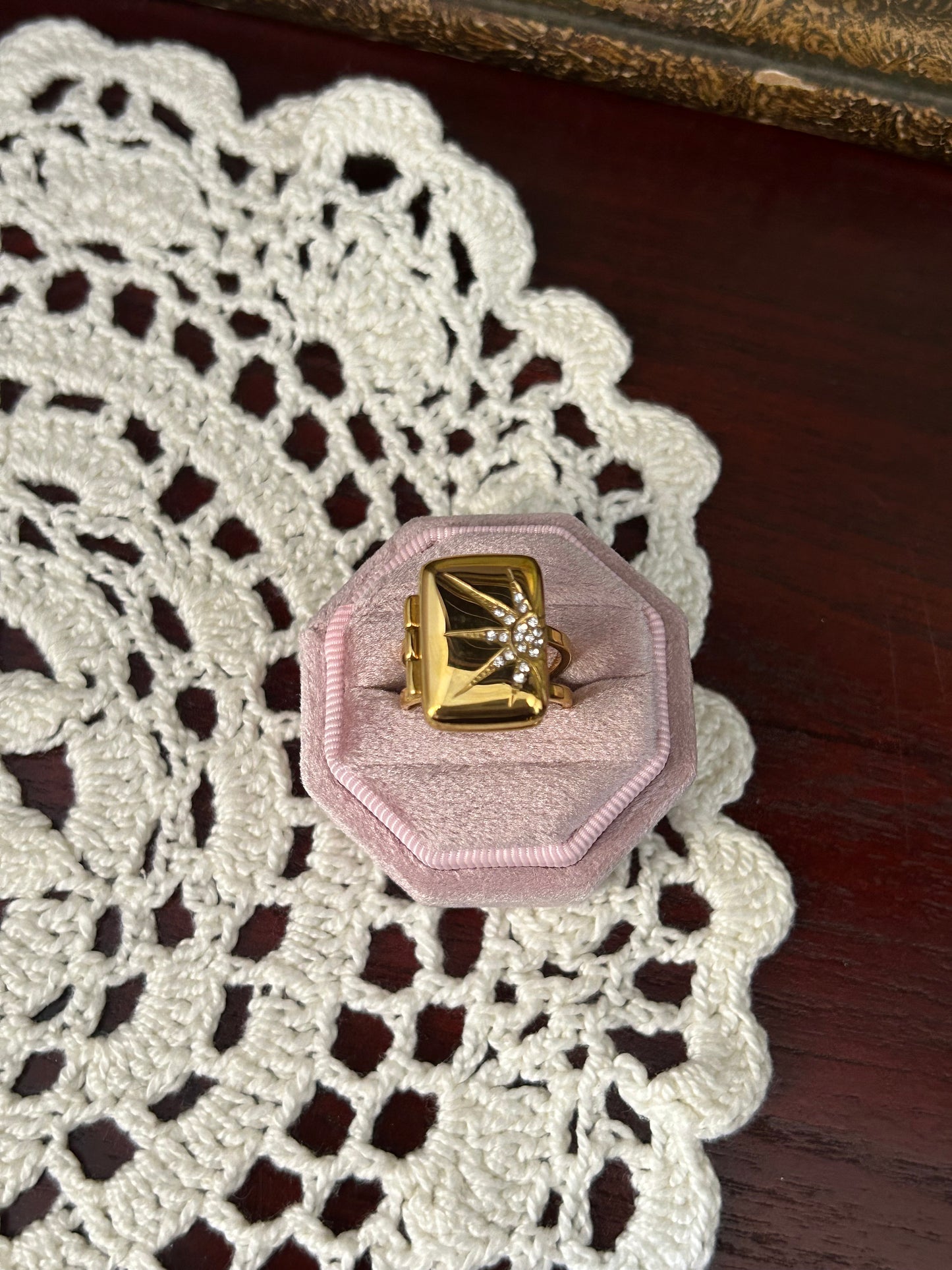 Sunspell Locket Ring