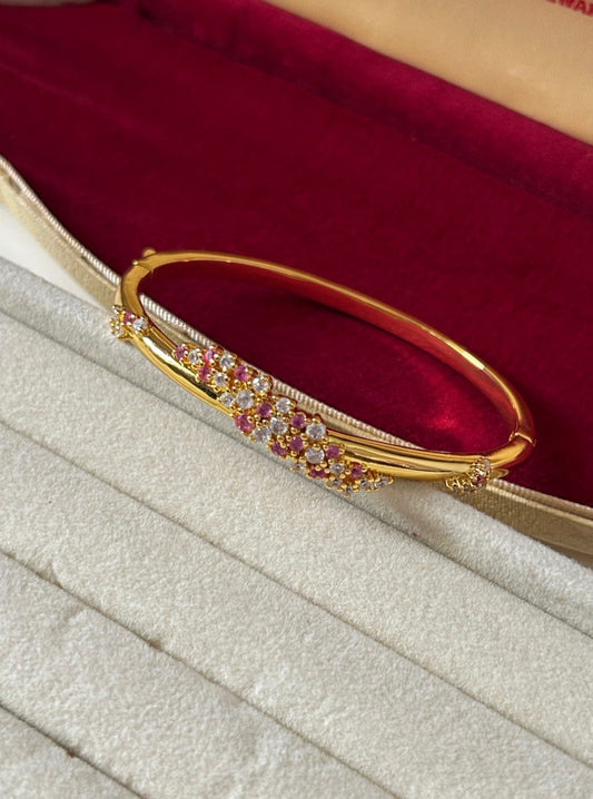 Aurora Pink Bangle Bracelet