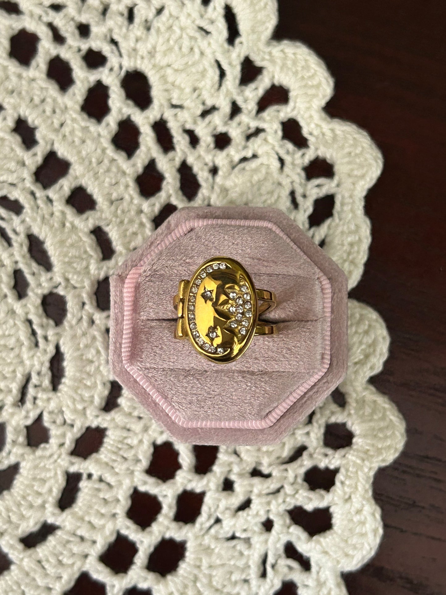 The Keepsake Locket Ring
