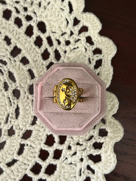 The Keepsake Locket Ring