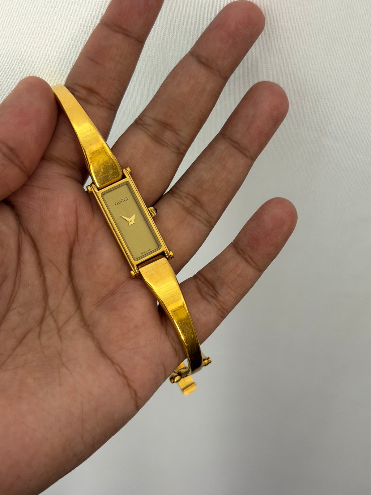 Vintage Gucci 1500L Champagne Dial Watch