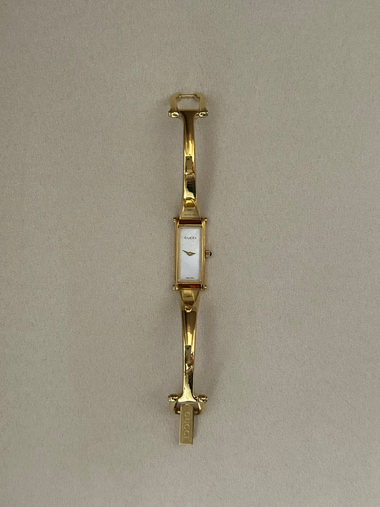 Gucci White Mop Dial 1500L Vintage Watch