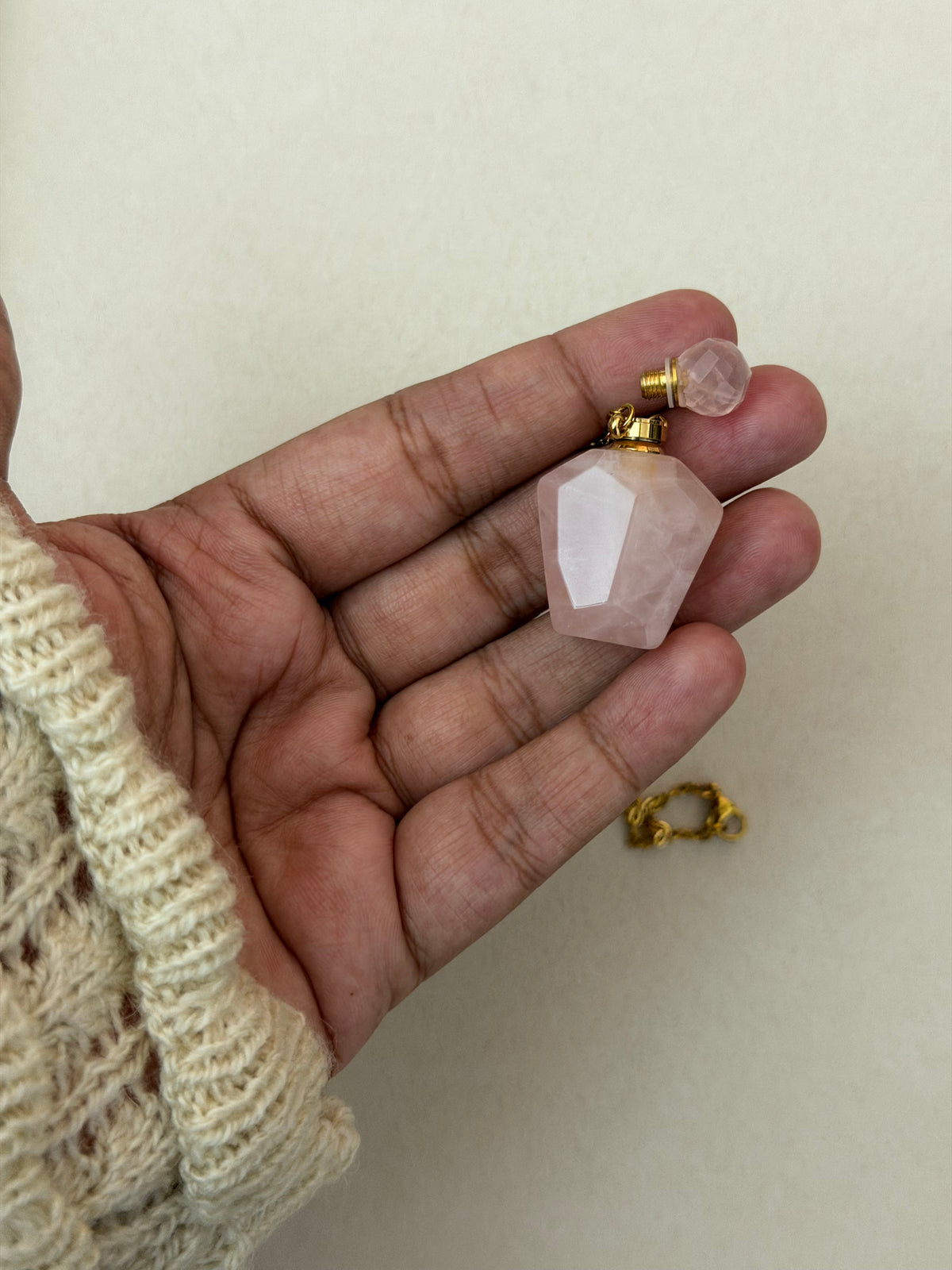 Gulabi Perfume Bottle Necklace