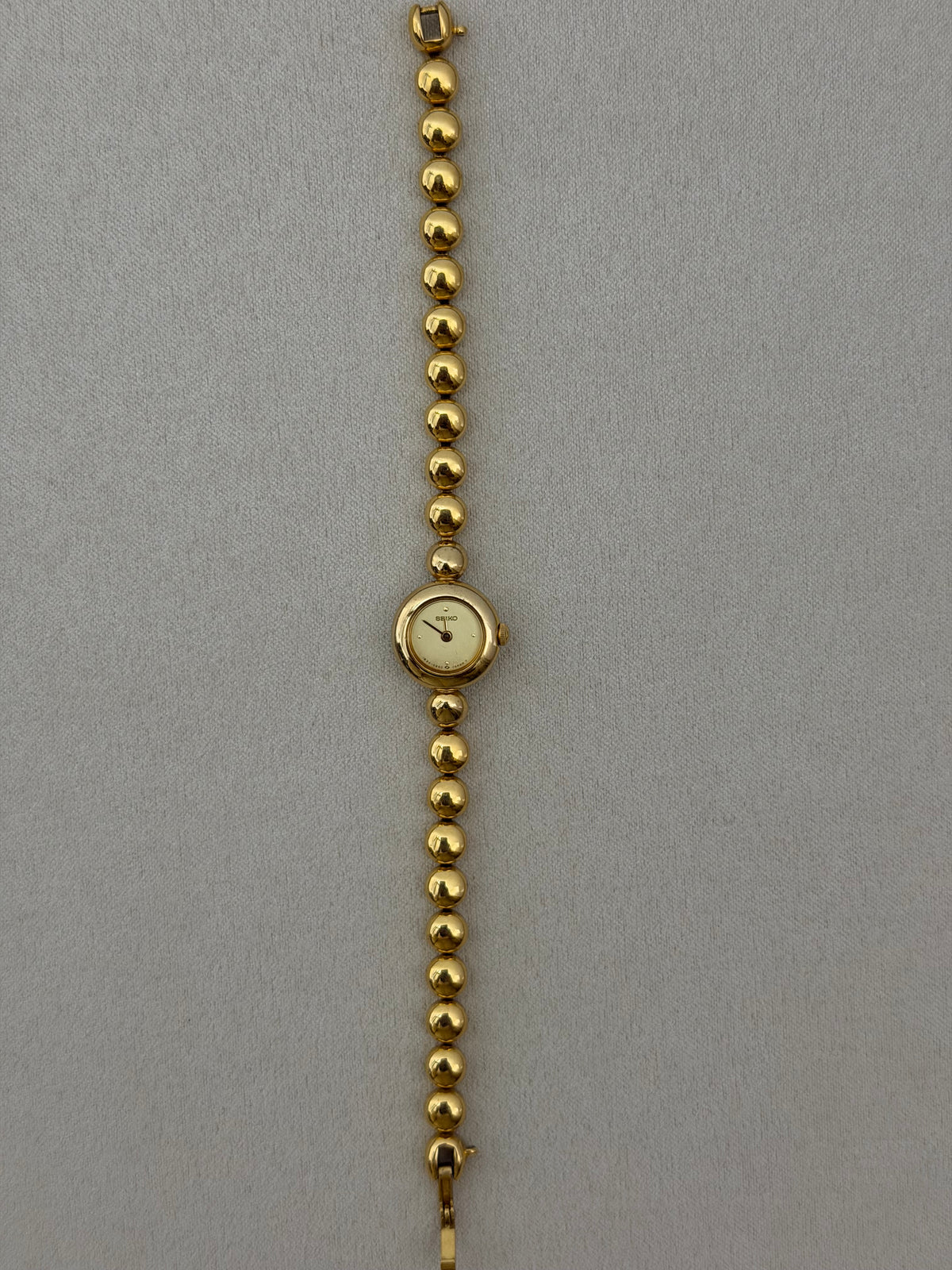 Vintage Seiko Bubble Bracelet Quartz Watch - Gold