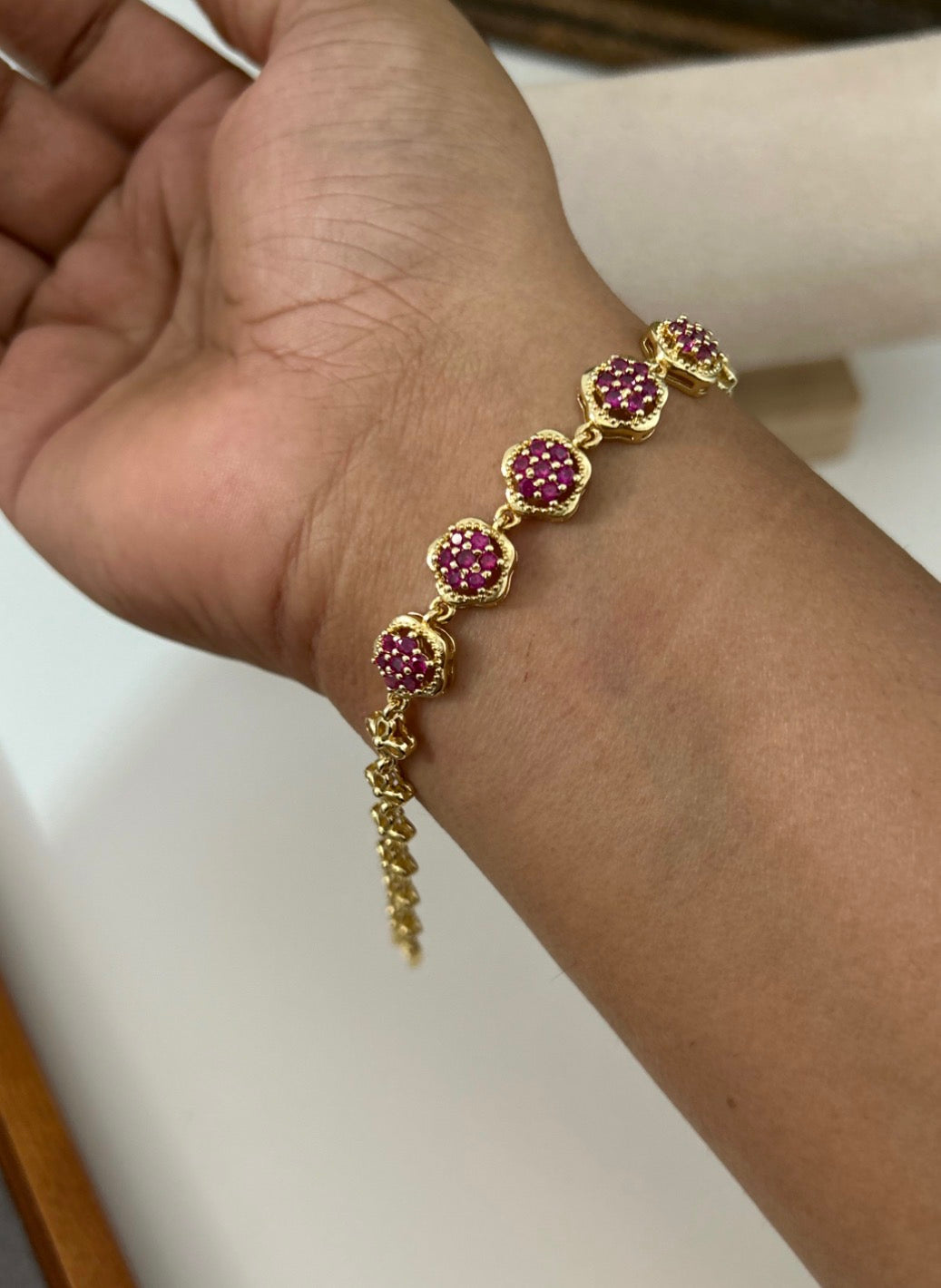 Ruby Rose Link Bracelet