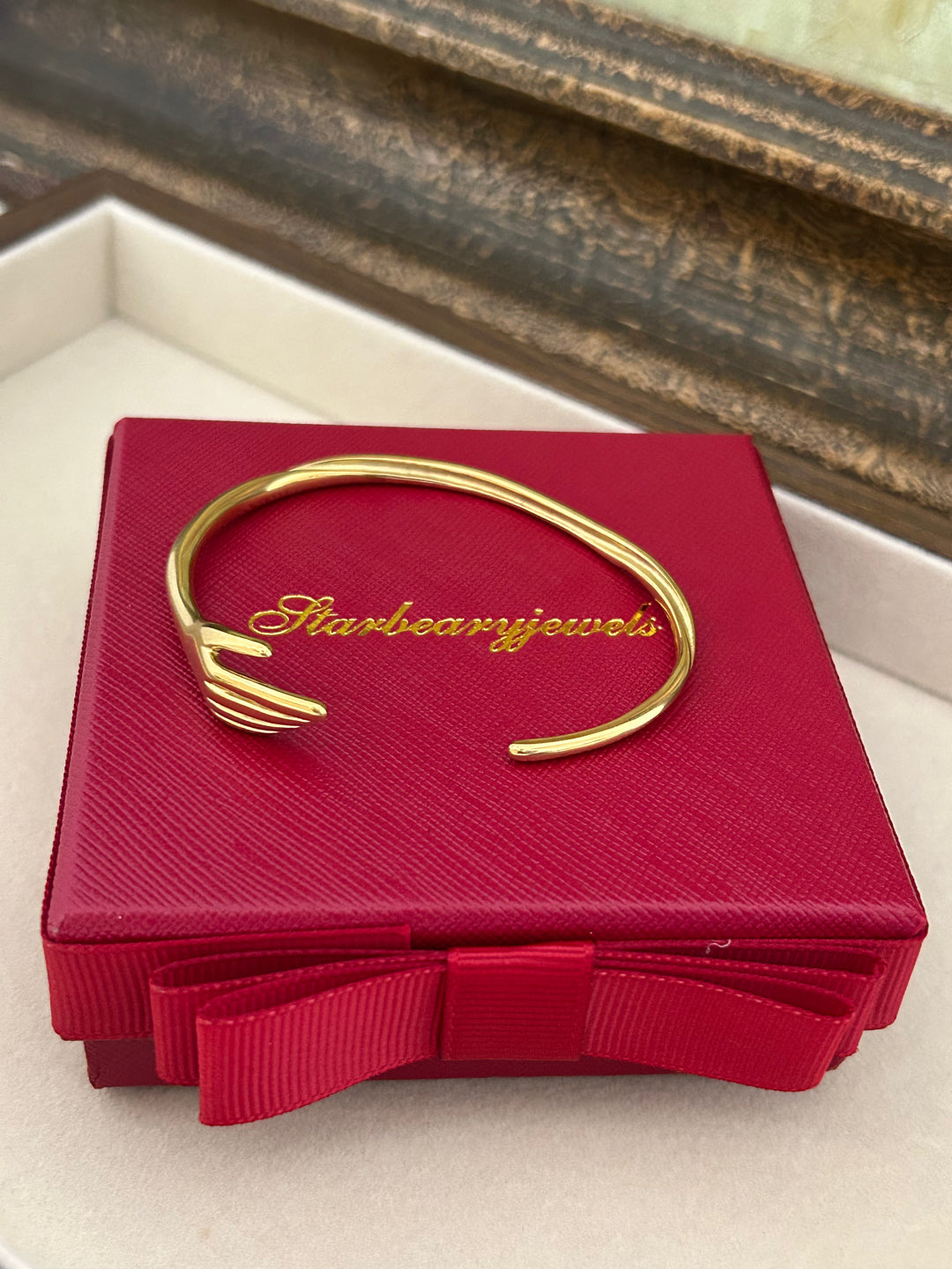 Embrace Gold Plated Stainless Steel Bracelet