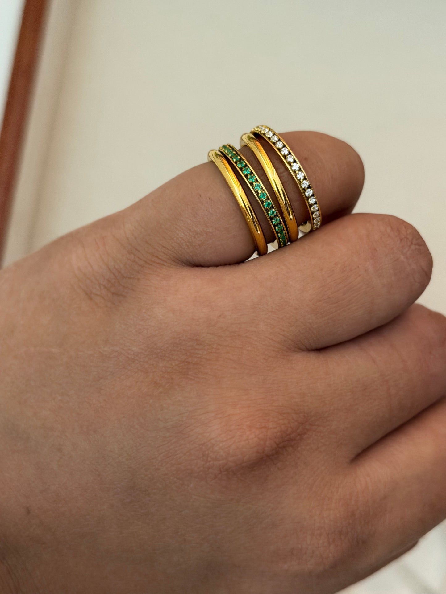 Multi Layer Stack Ring US Size 6