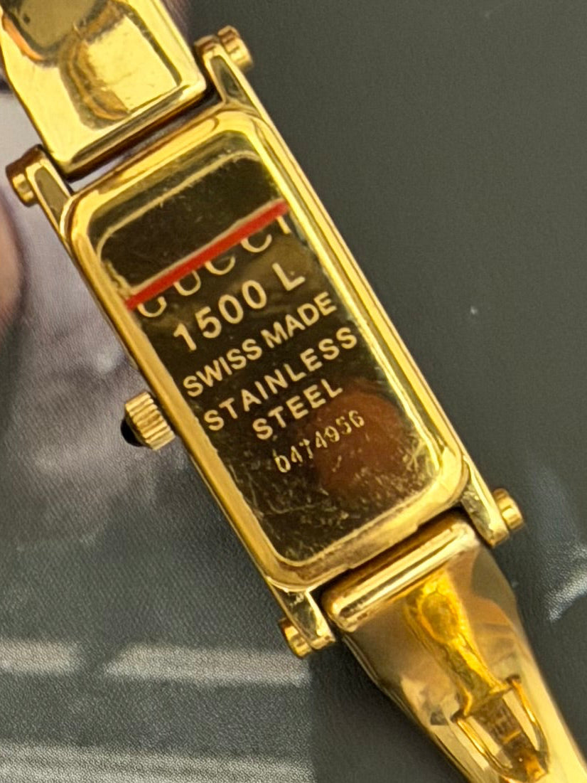 Vintage Gucci 1500L Champagne Dial Watch