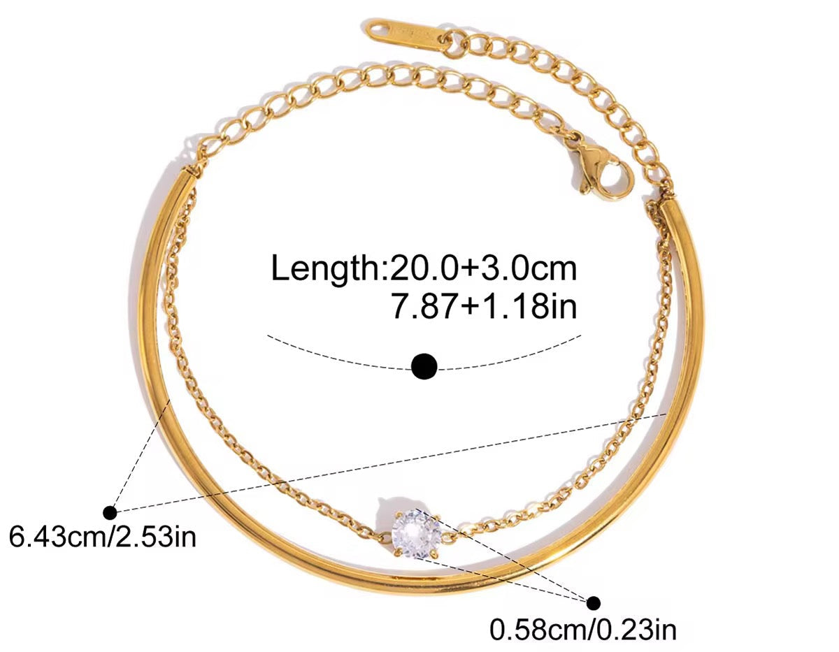 Stella Solitaire Bracelet