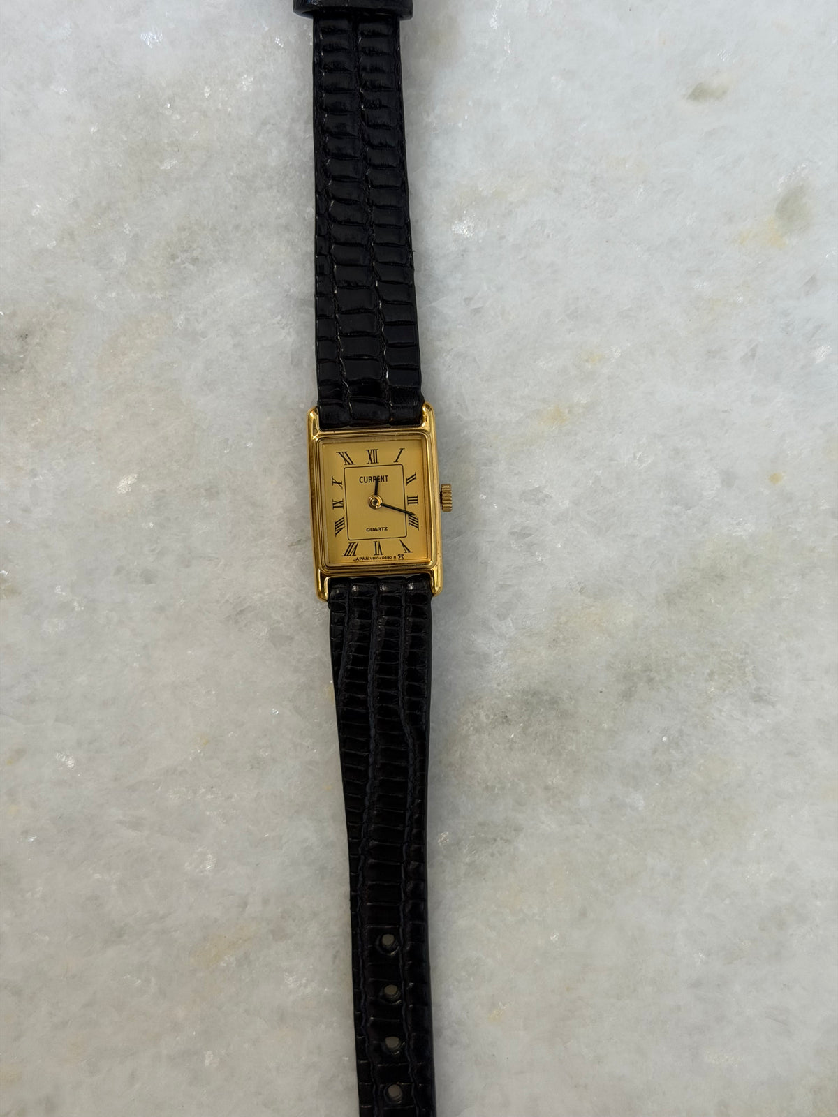 Vintage Current Quartz Tank Watch - 1980s
