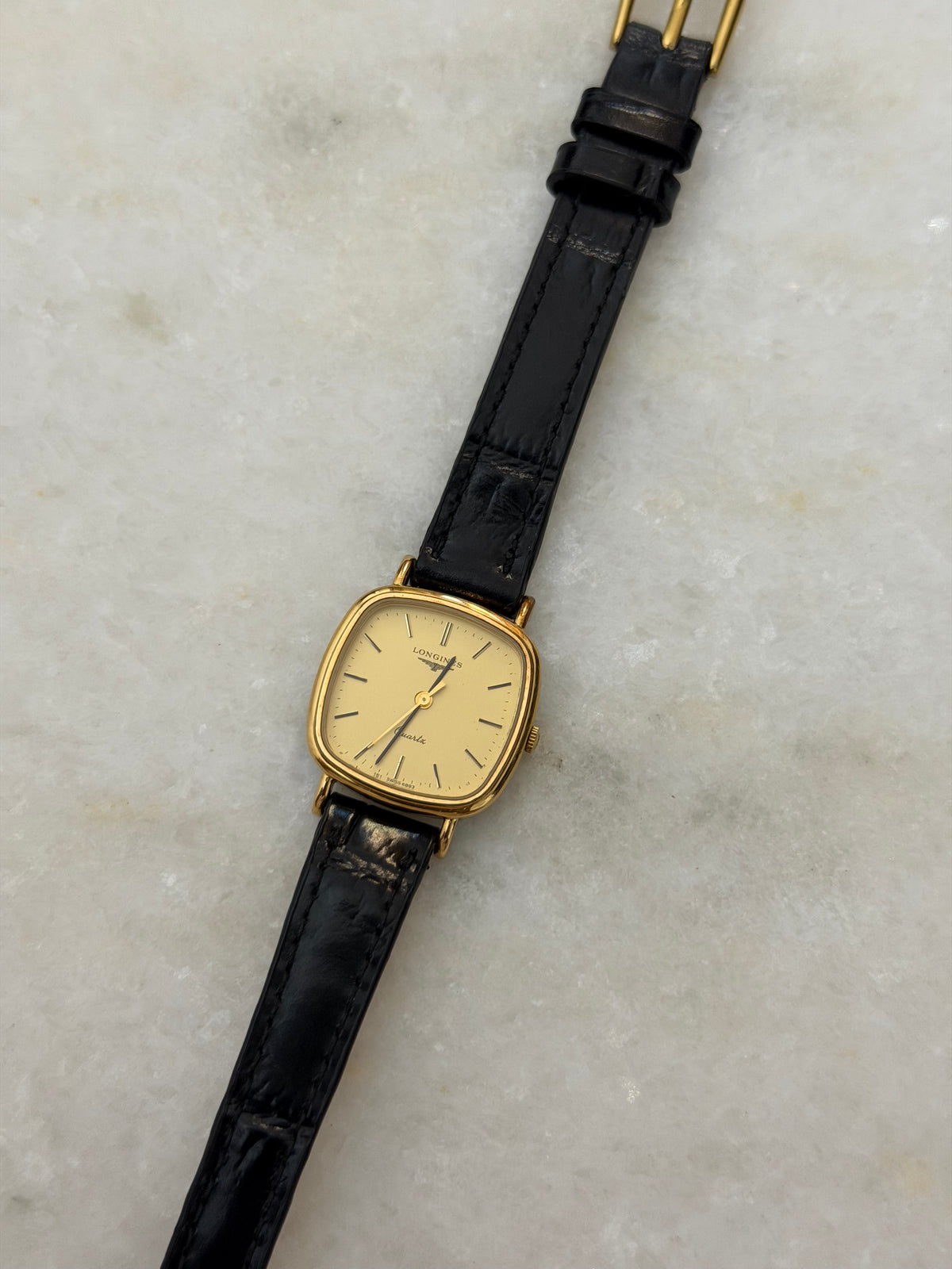 Vintage Longines L151.2 Gold-Plated Dress Watch – 1980s Swiss Quartz