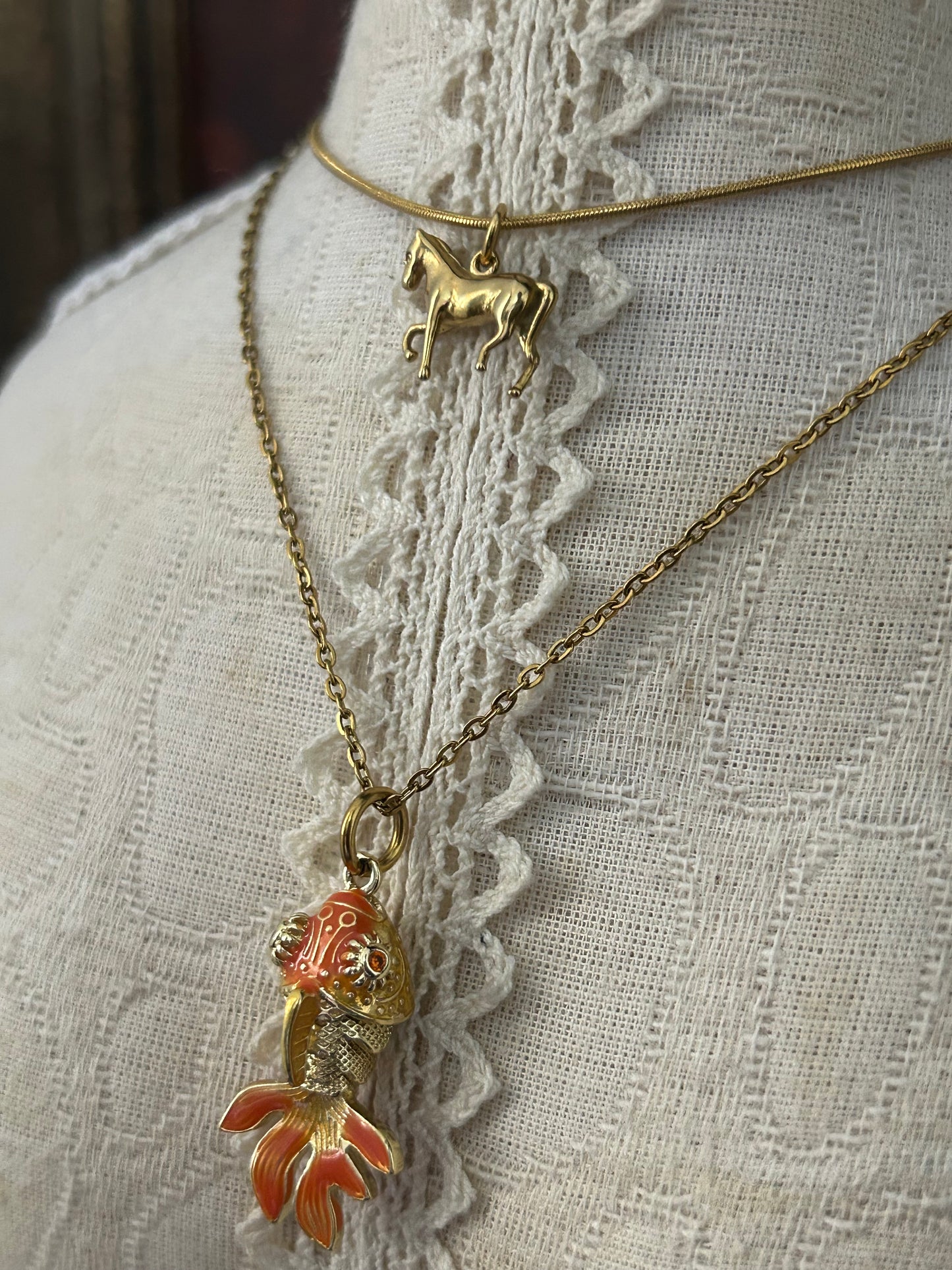 Lucky Koi Fish Necklace