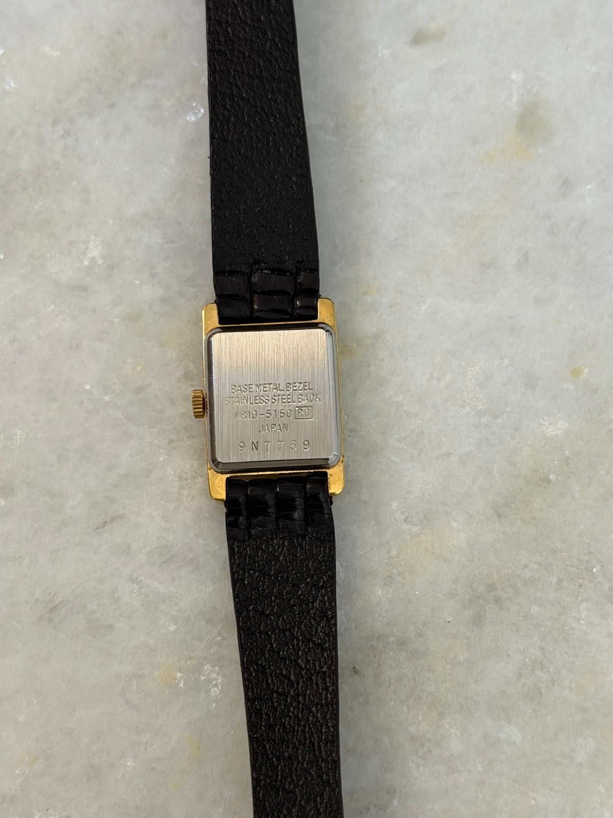 Vintage Current Quartz Tank Watch - 1980s