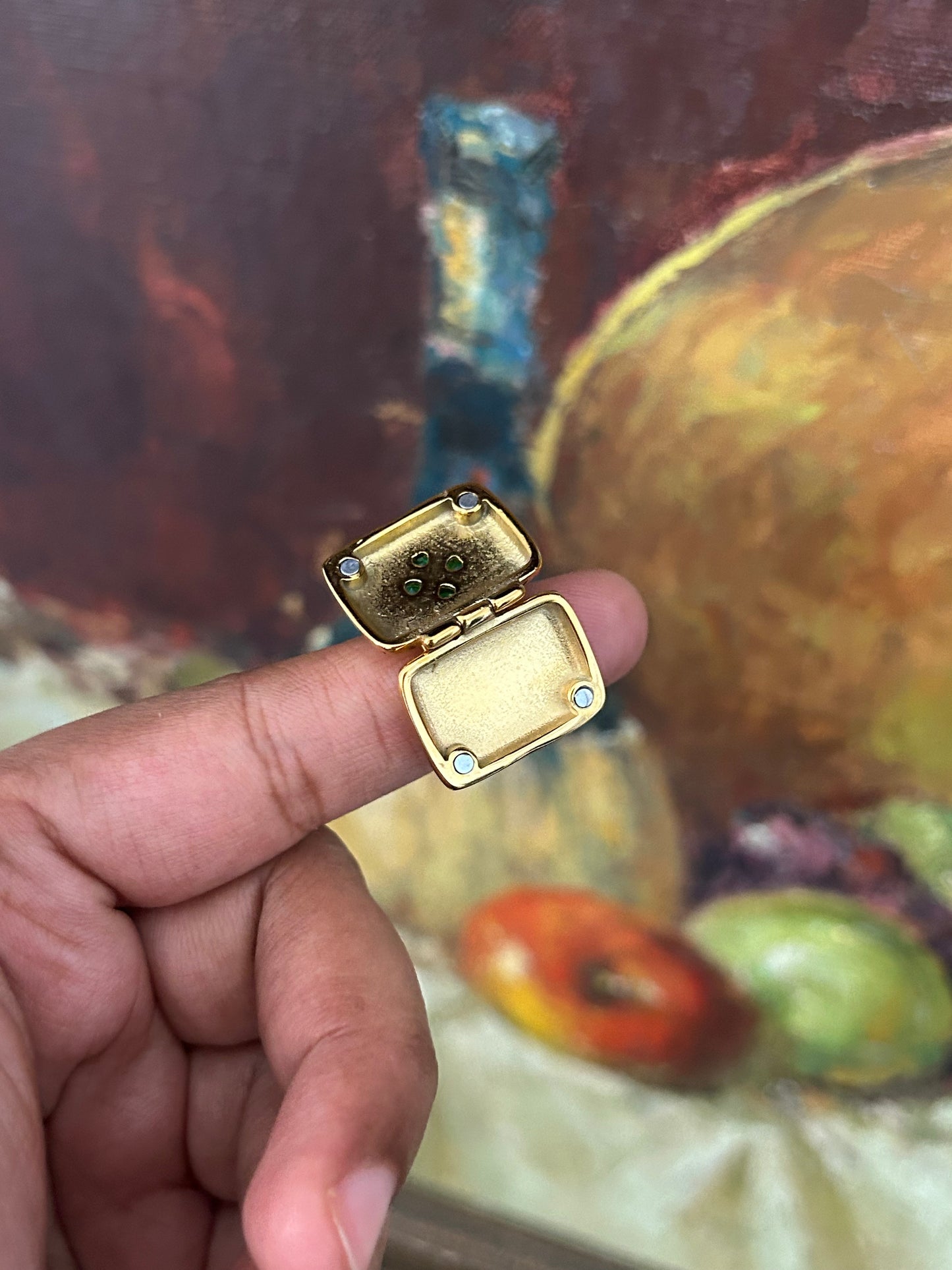 The Lucky Clover Locket Ring